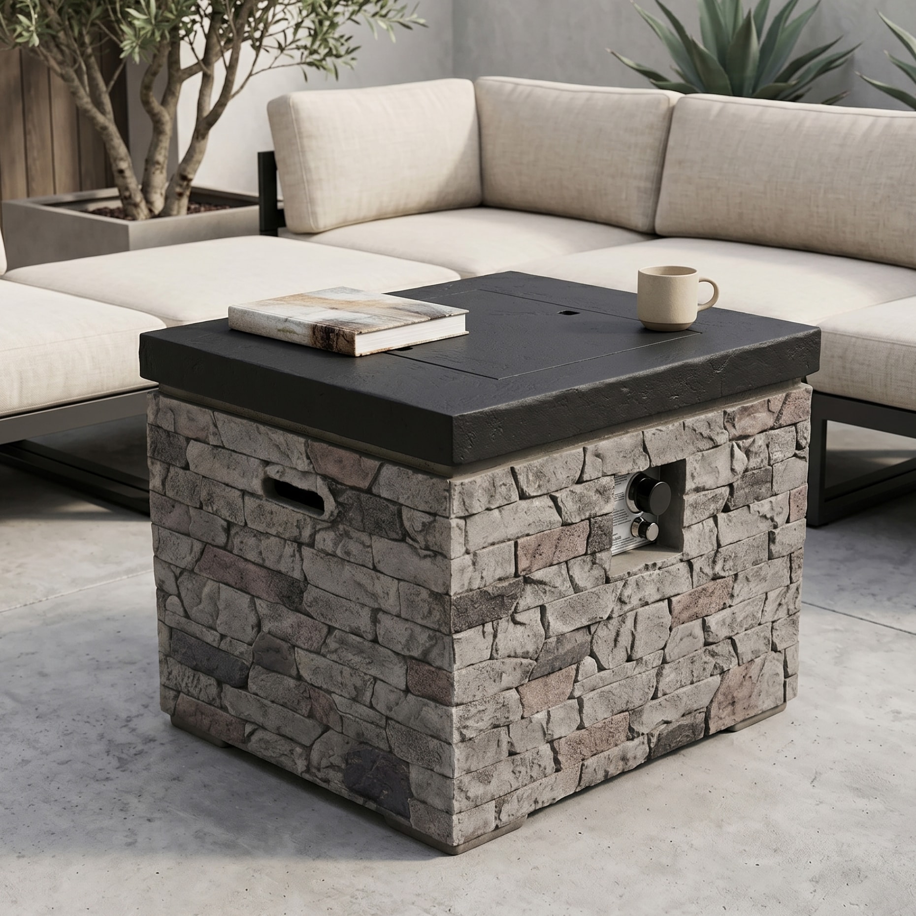 SINOFURN SYE4900003BK Outdoor-Gas-Firepits - View #2