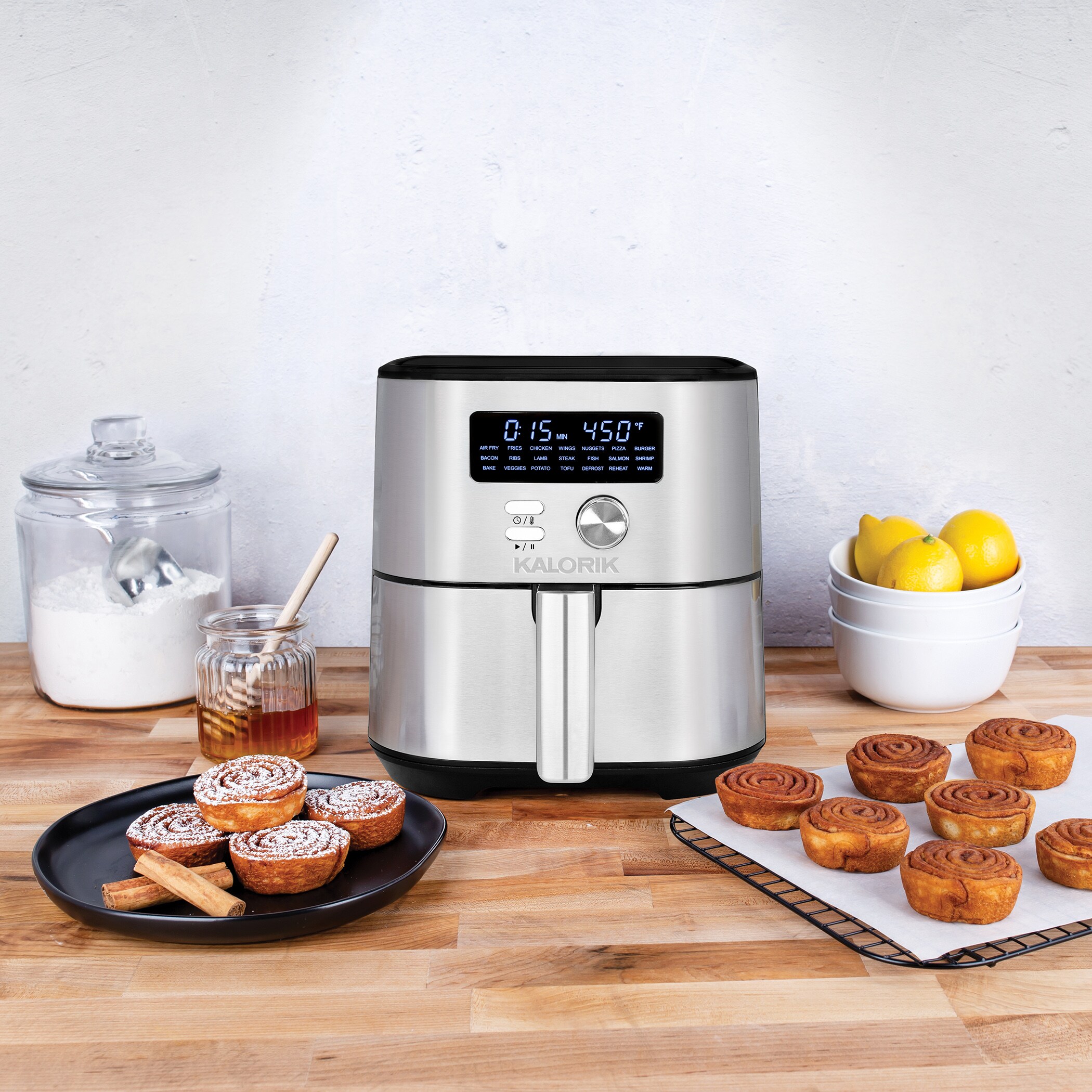 Kalorik 26 Quart Digital Maxx Air Fryer Oven, Stainless Steel - Macy's