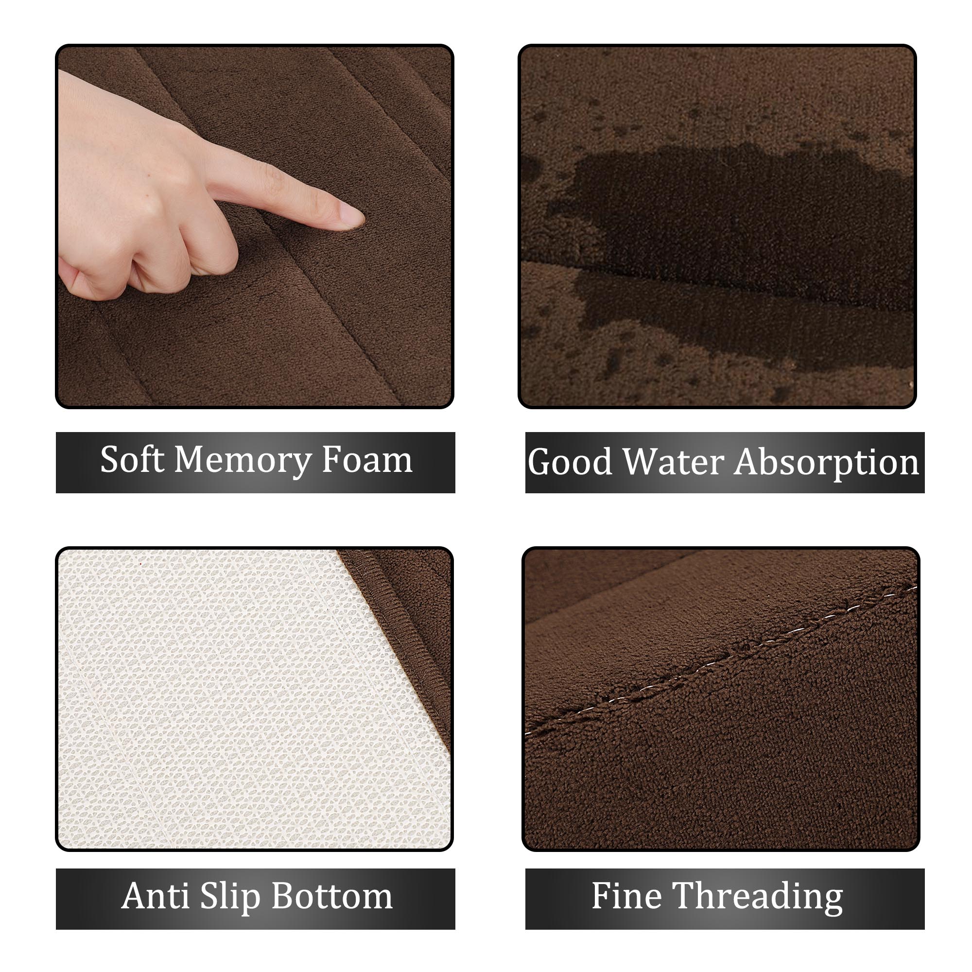 Unique Bargains S25123100UX3021 Bath-Rugs - View #6