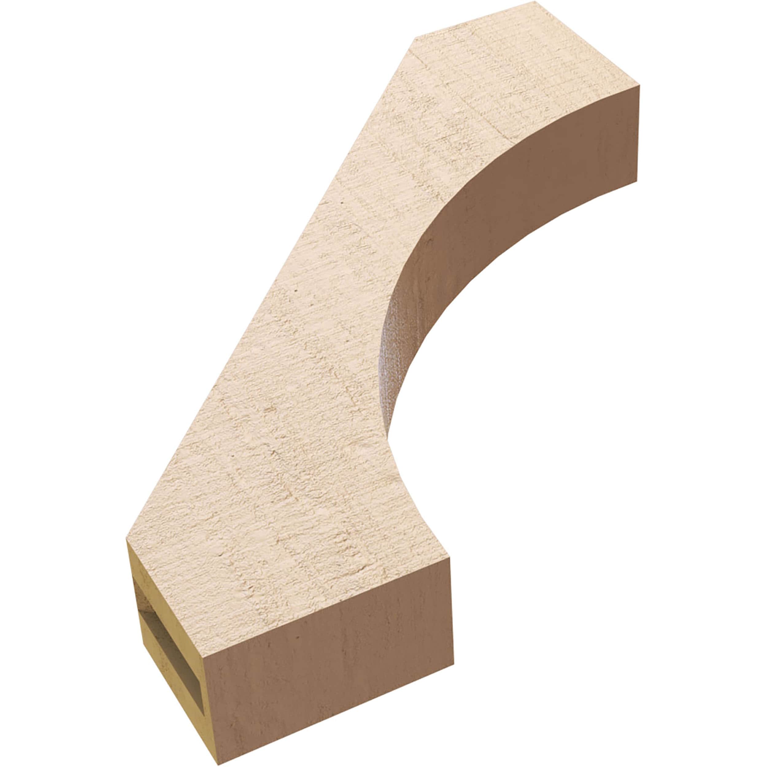Ekena Millwork BRCUR03X18X18WTLRCPR braces - View #13