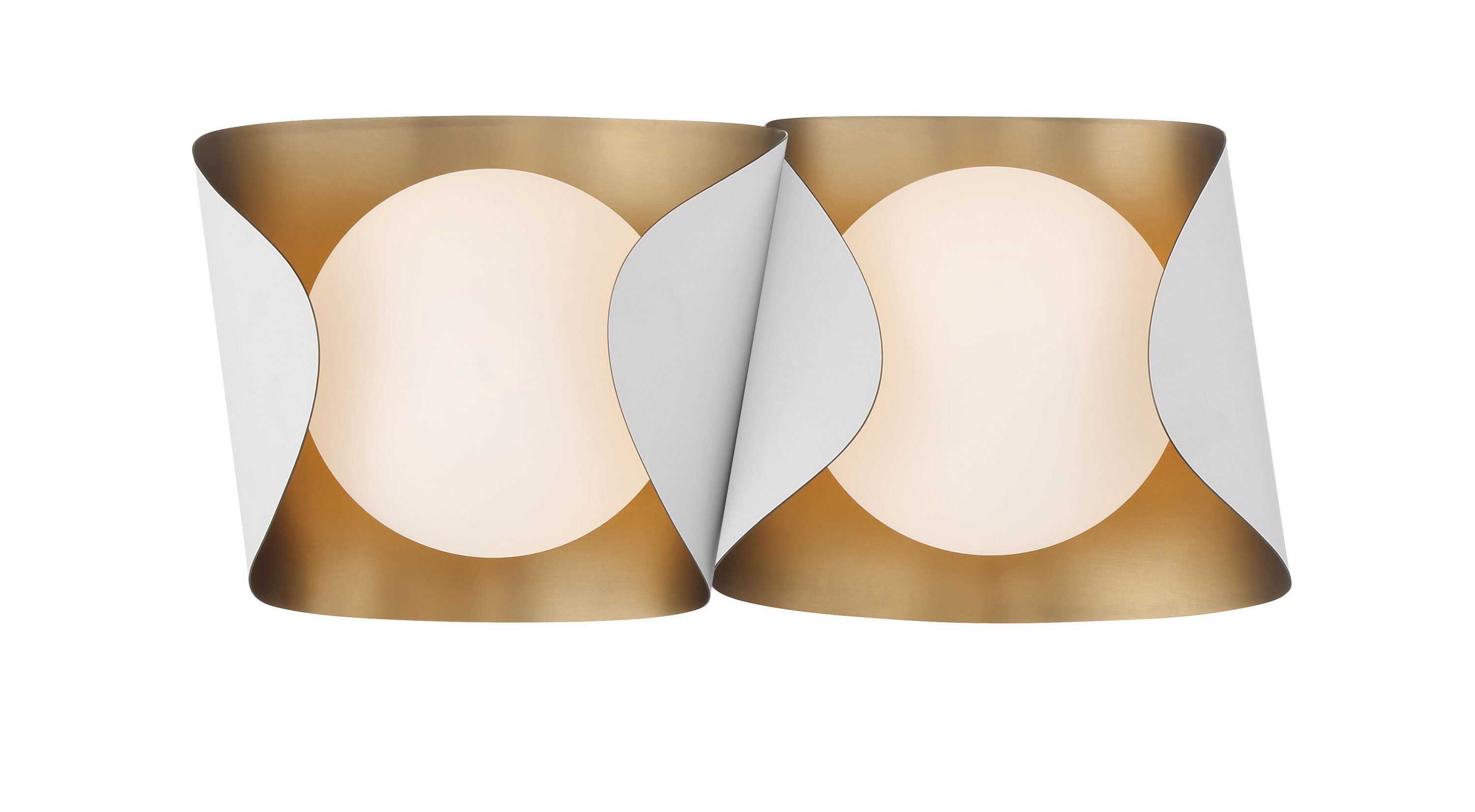 Minka Lavery 3772-893 Flare 16.25-in 2 -Light Multiple finishes Multiple colors Craftsman Vanity light bar