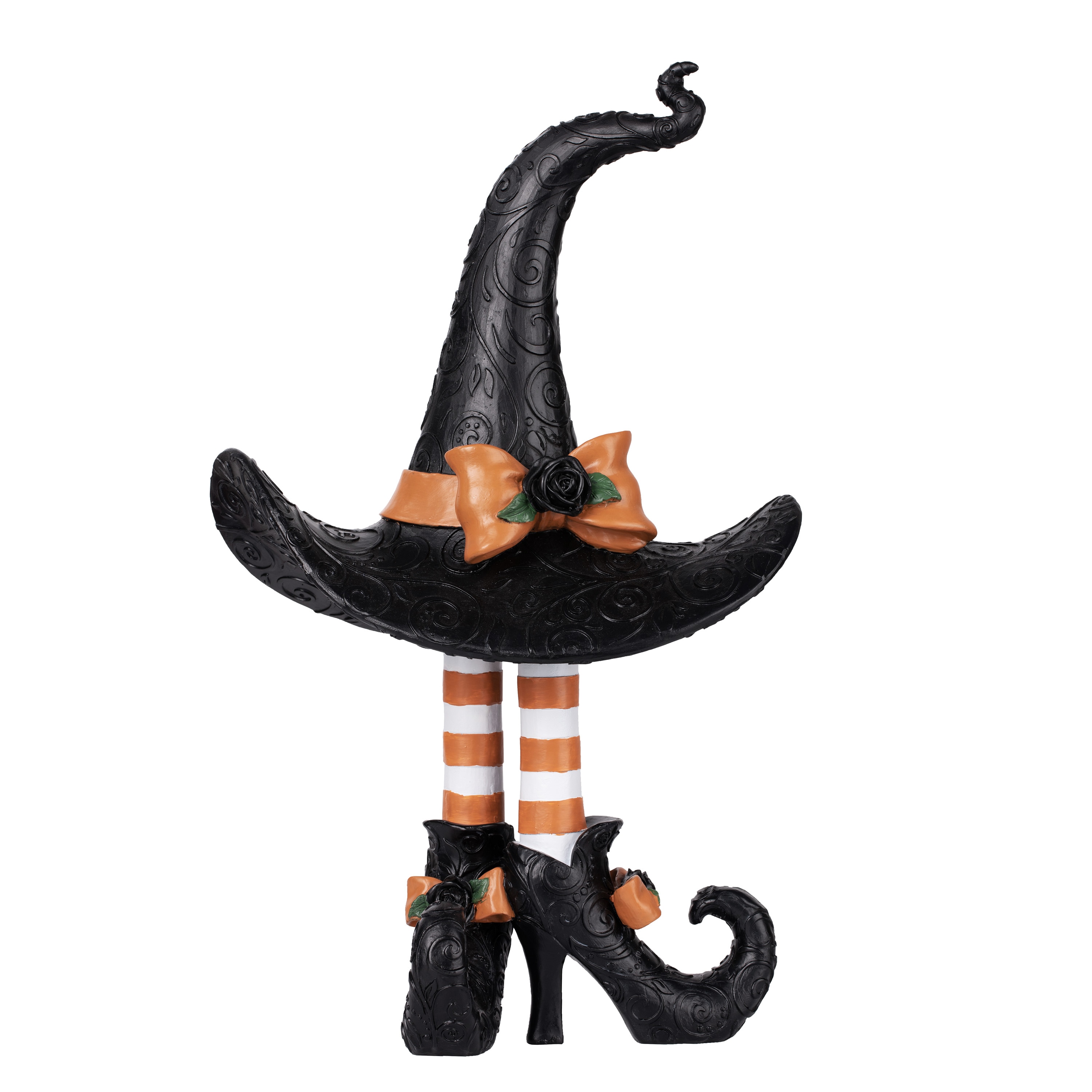 Haute Decor DWGD0001 17-Inches Tabletop Witch hat Figurine Centerpiece