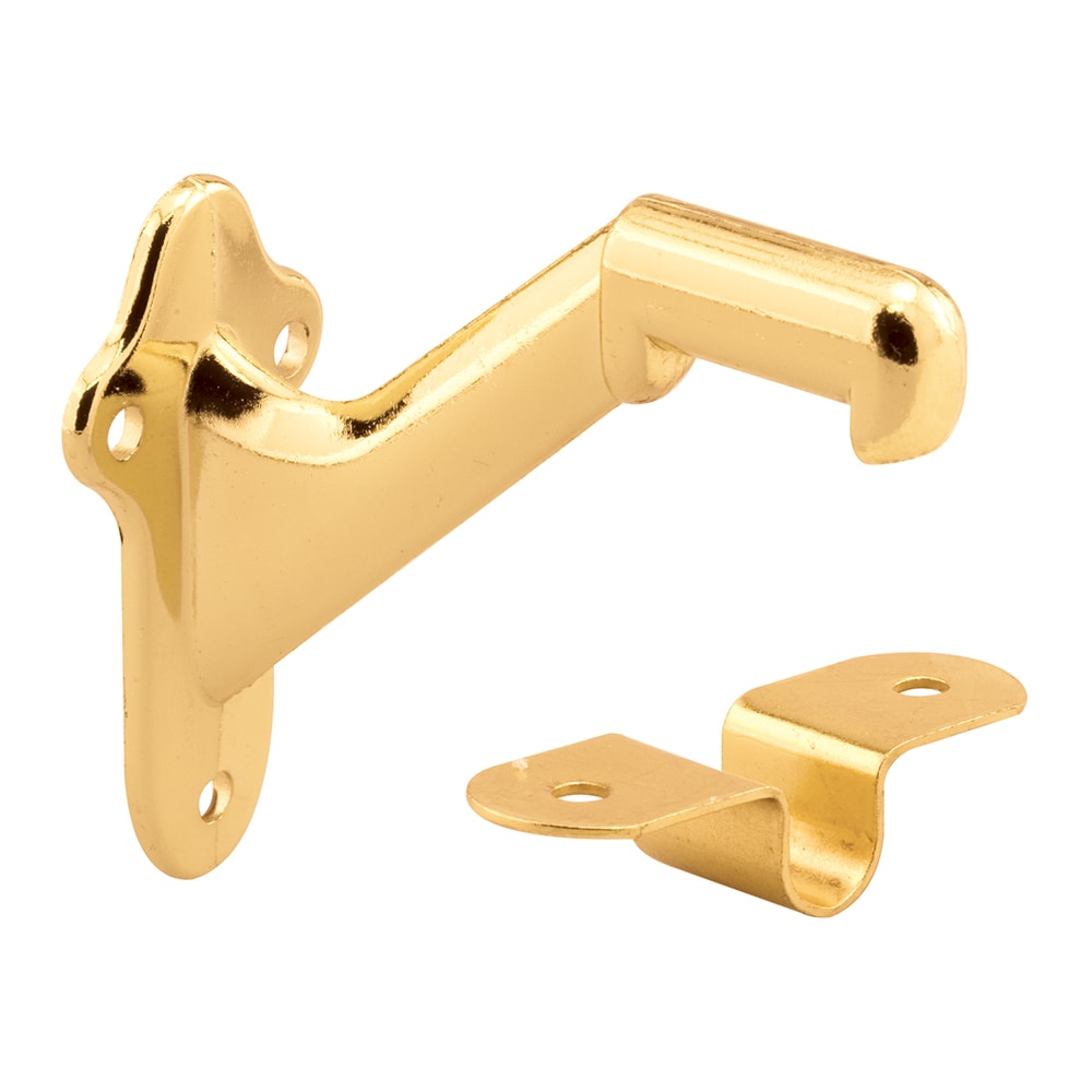 Prime-Line MP9046 3-Inches Brass Finished Composite Handrail bracket