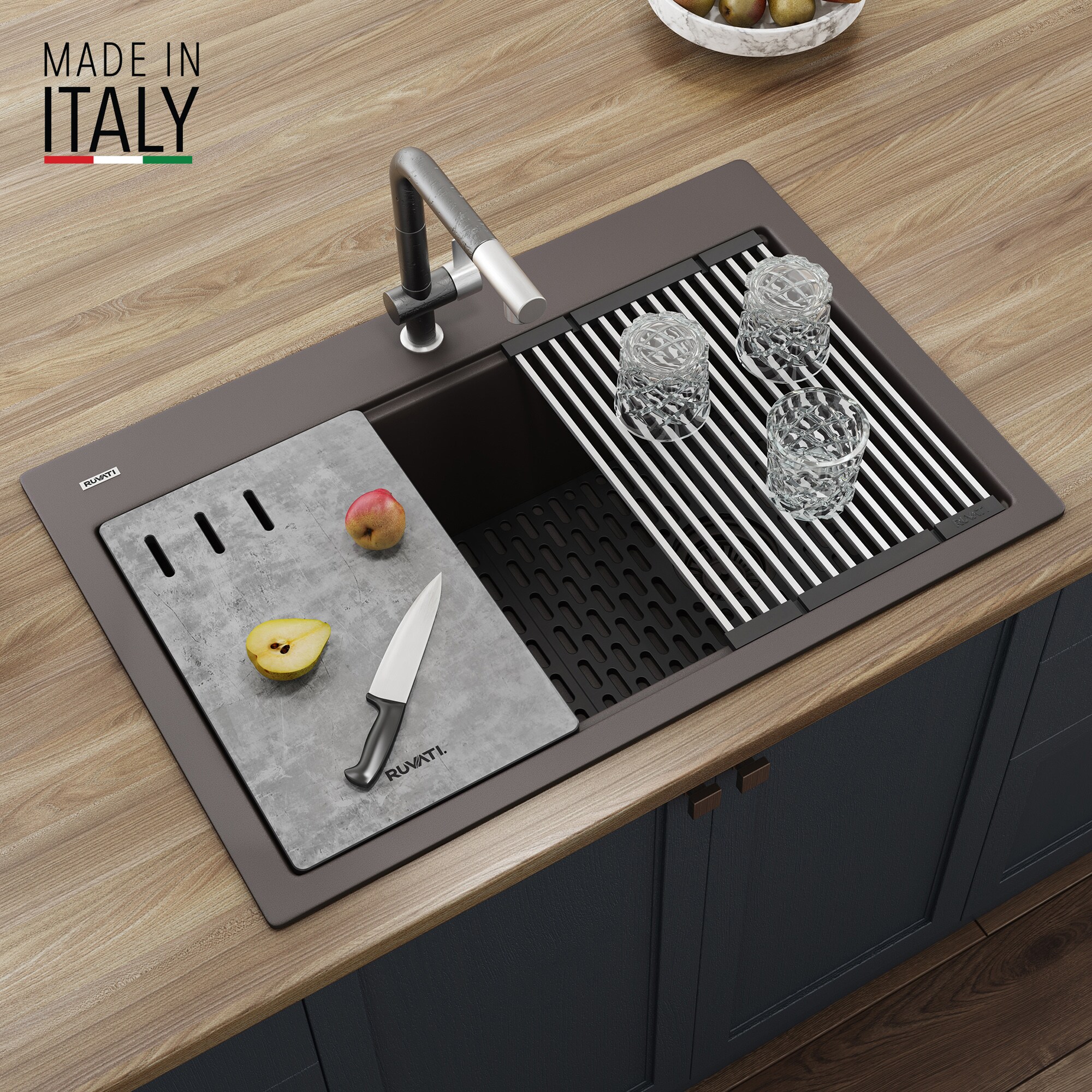 Ruvati RVG1302ES Kitchen-Sinks - View #4