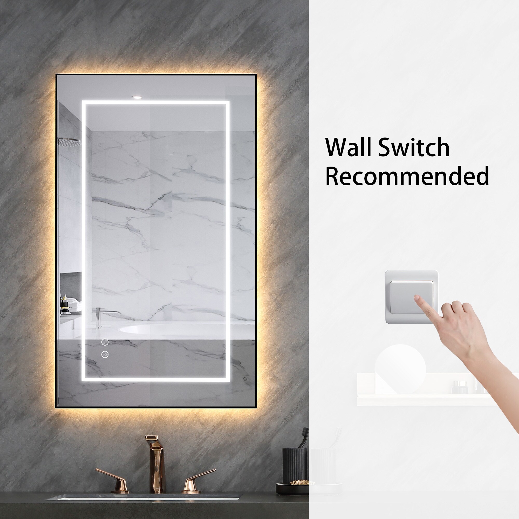 Forclover HE-28M2432 Framed-Bath-Mirrors - View #6