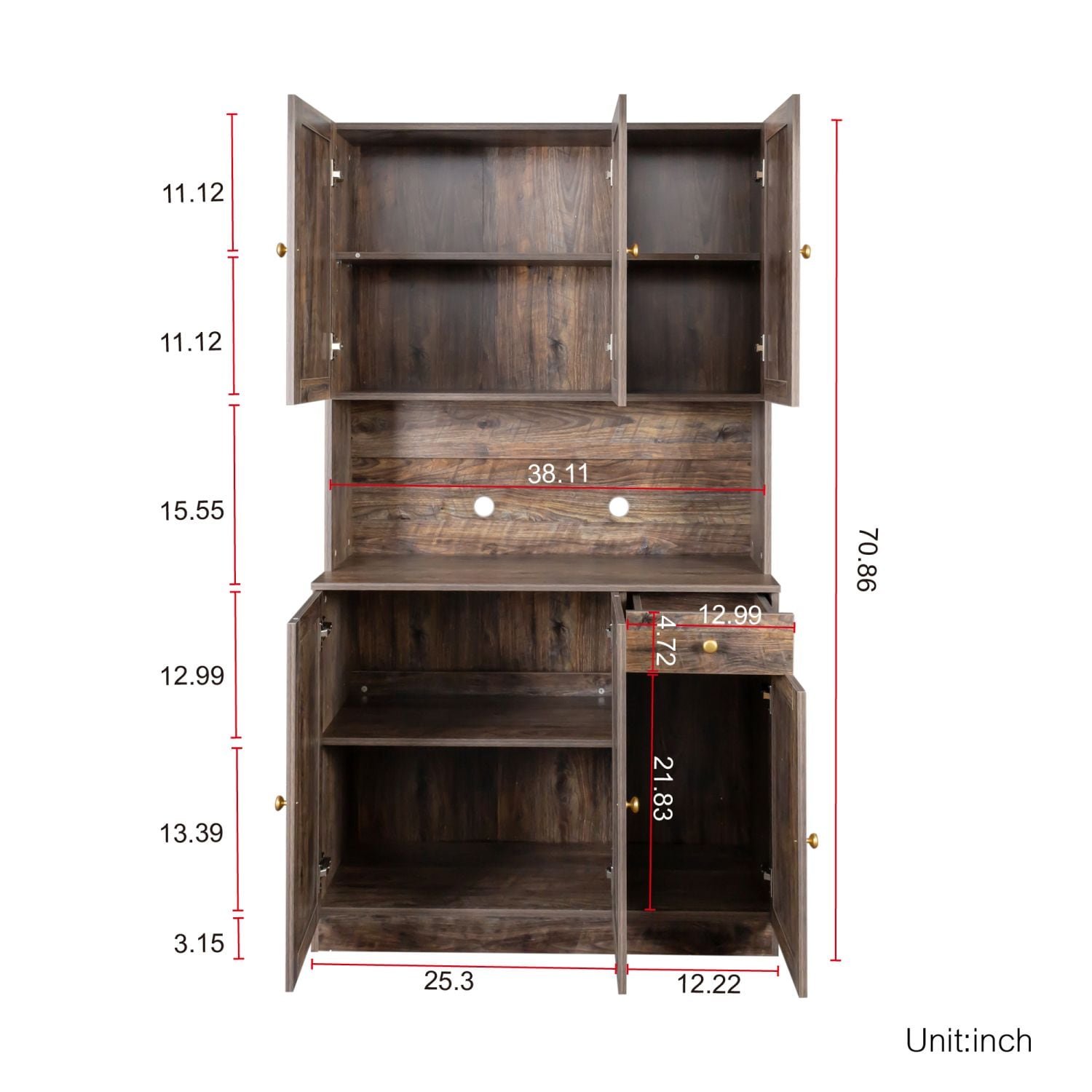 JASMODER W331S00118 Dining-Kitchen-Storarge - View #2