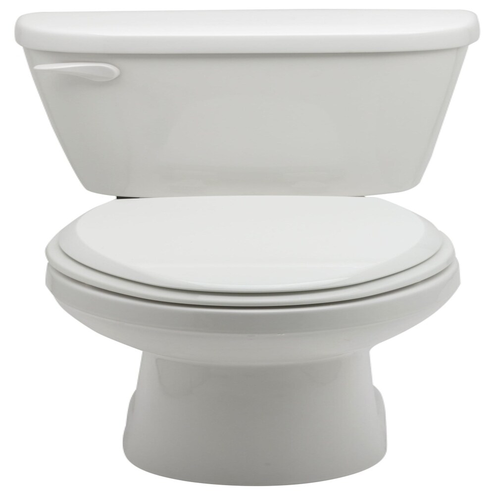 Gerber Maxwell White Elongated Standard Height Toilet Bowl 14-in Rough ...