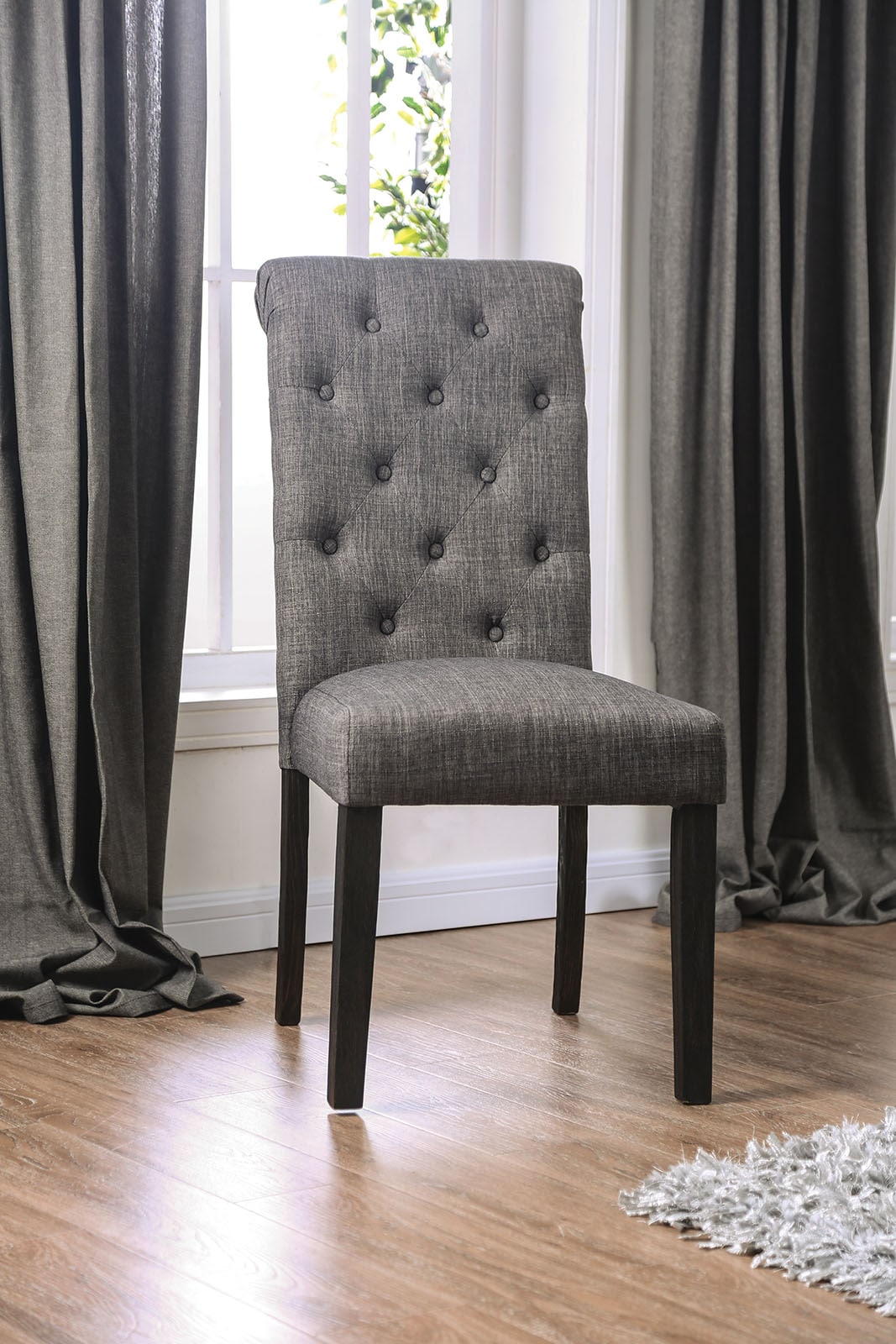 Simple Relax SR3735GY-SC-2PK Dining-Chairs - View #2