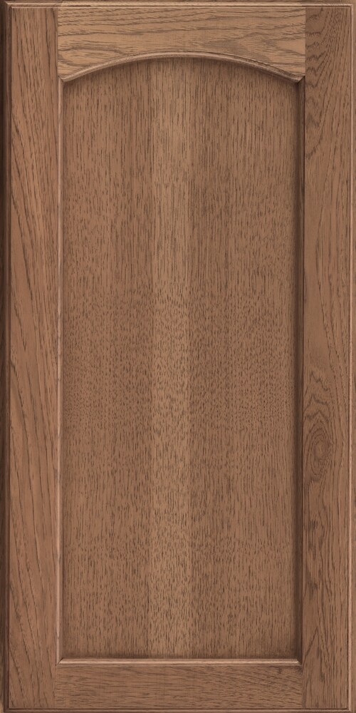 KraftMaid RDCDS,AD0H2,C13H 15-in W x 15-in H Husk Finished Hickory Kitchen Cabinet Sample (Door Sample)