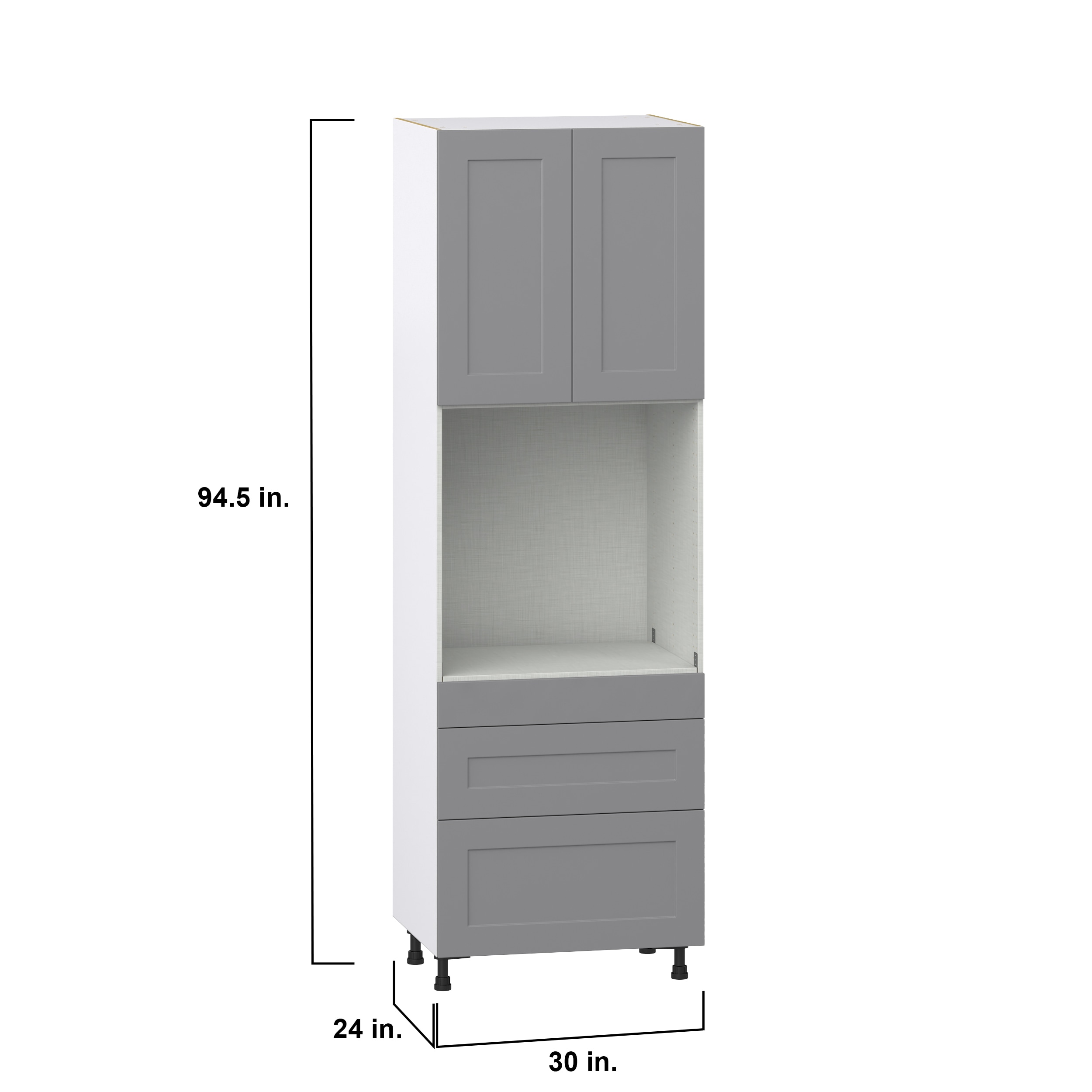 Hugo&Borg DSTO3D3094.5-BM Cabinets-Kitchen - View #4