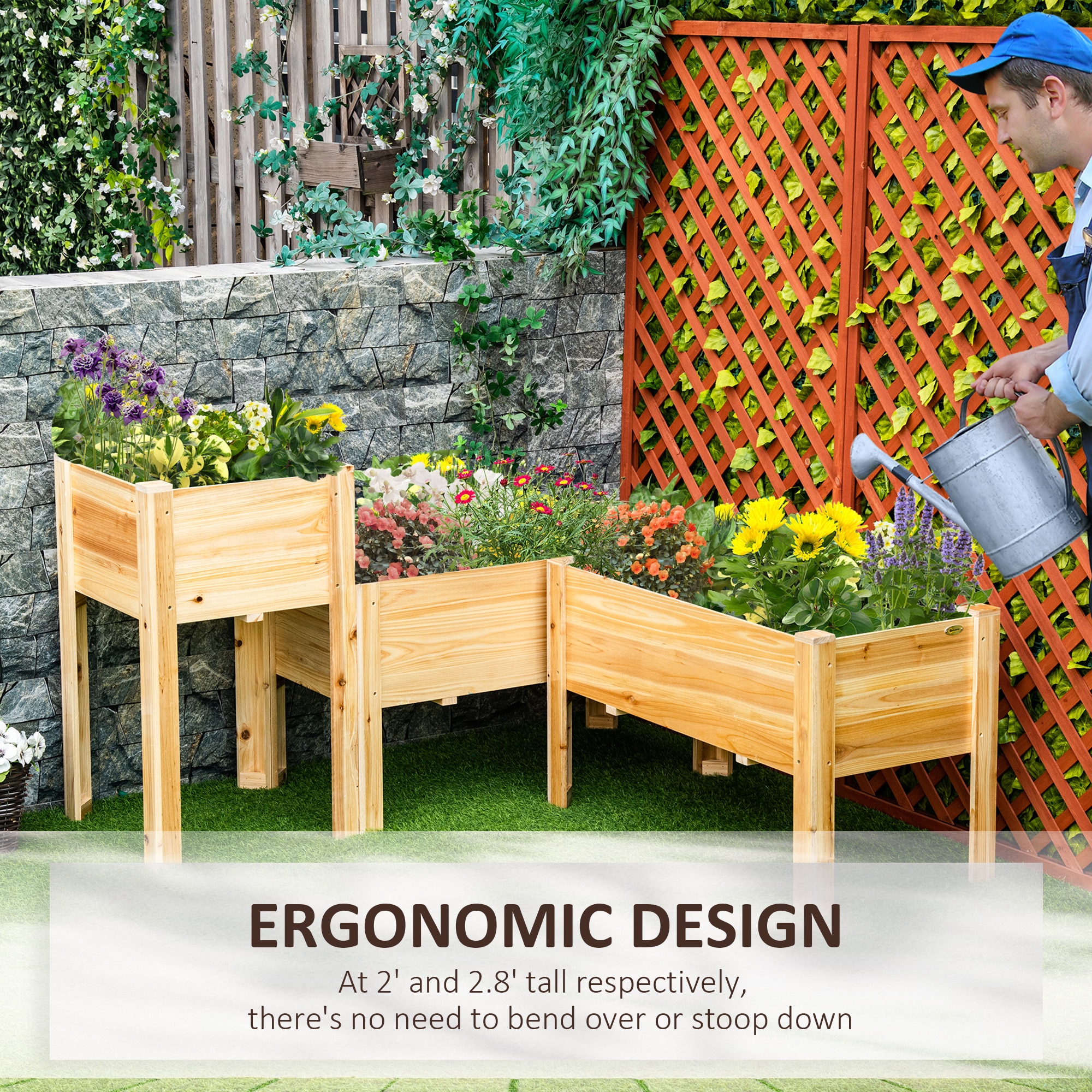 AHIOU HOME ZAAHG-P217243GB Raised-Planter-Boxes - View #5
