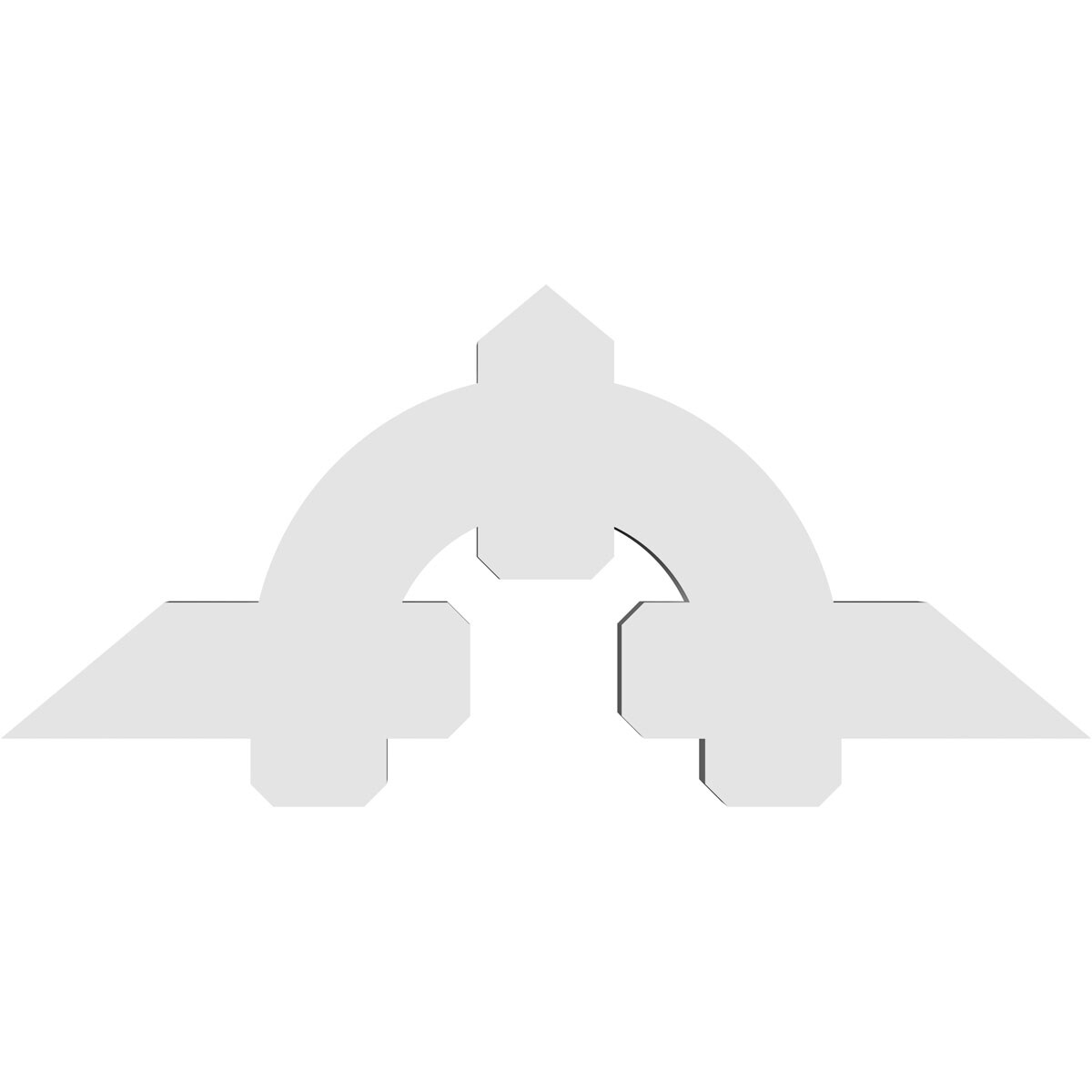 Ekena Millwork GBP048X20X0406ERI00 Exterior-Brackets-Braces - View #4