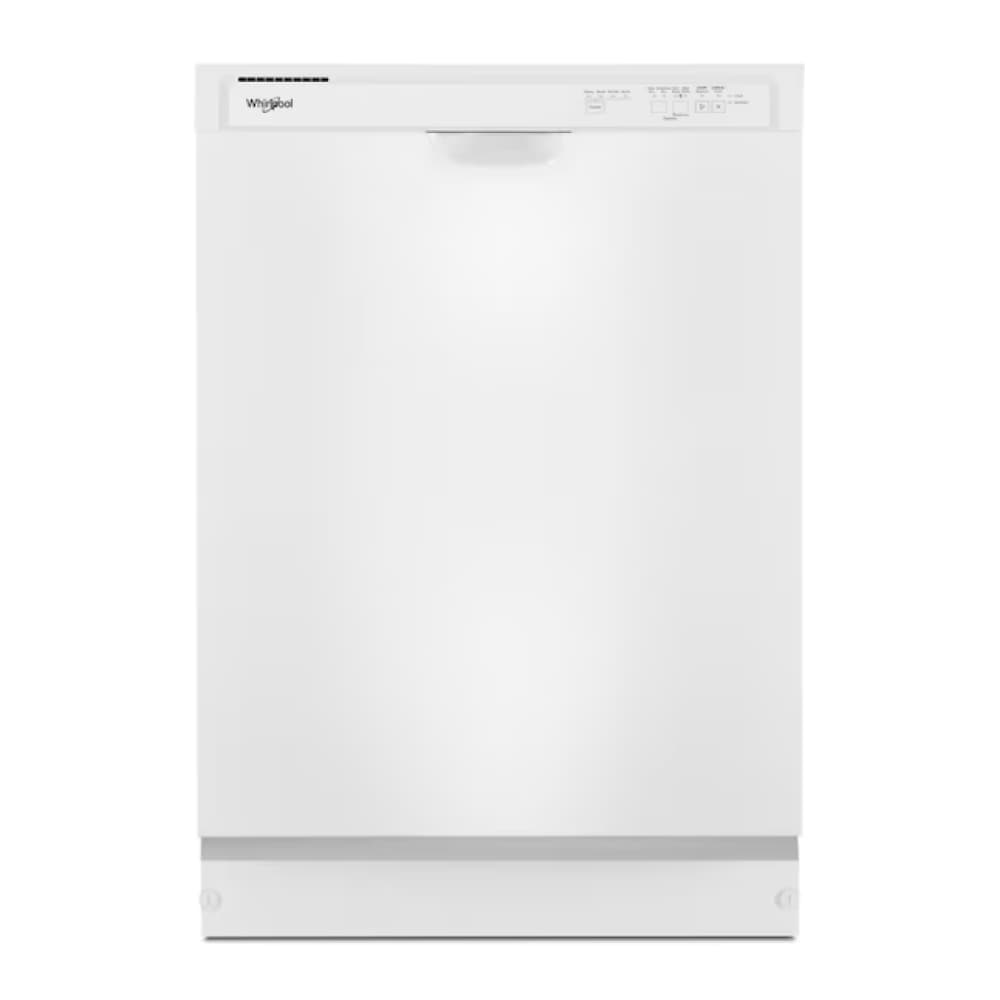 Whirlpool 24-in Front Control Built-In Dishwasher (White) ENERGY STAR, 57-dBA Standard Sound Level