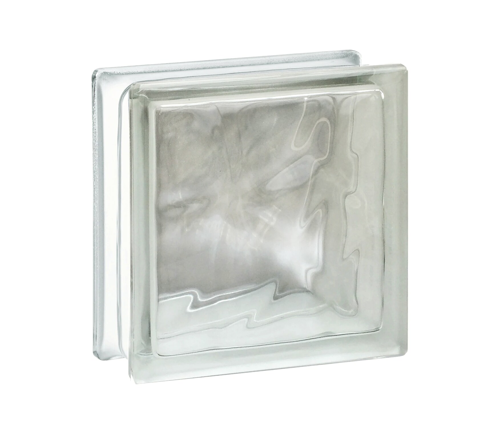 REDI2SET GBV663 10-Pack Clear Wave Glass Block (6-in H x 6-in W x 3-in D)
