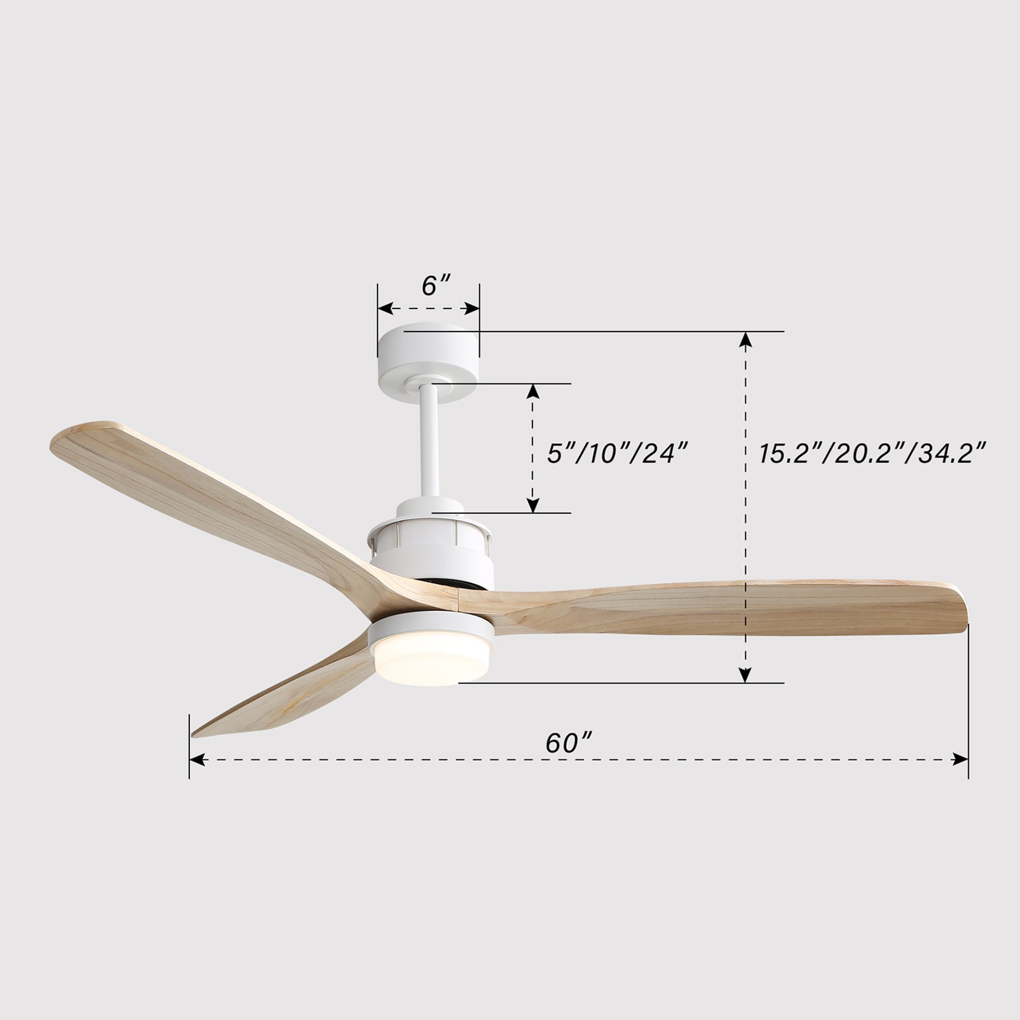 Bybafun YD1300037 Ceiling-Fans - View #3