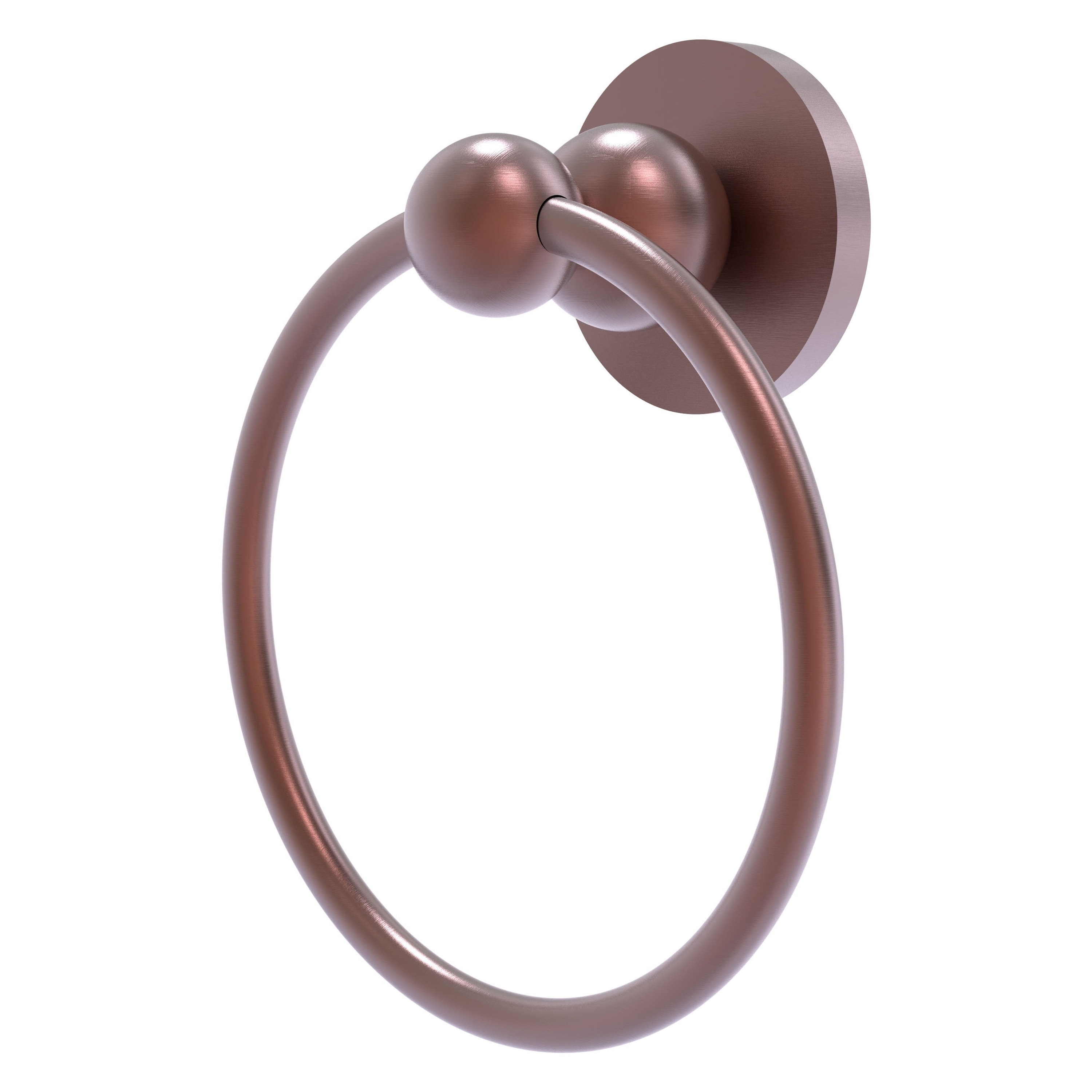 Allied Brass BL-16-CA Bolero Antique Copper Wall mount Single Towel Ring