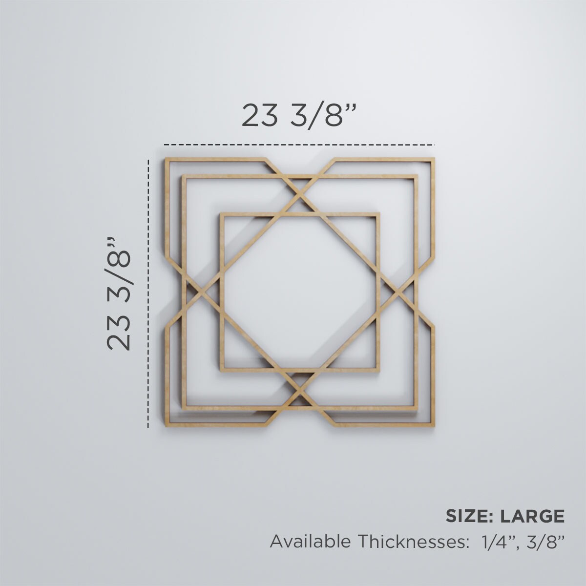 Ekena Millwork WALW24X24X0250LWDMF Wall-Panels - View #2