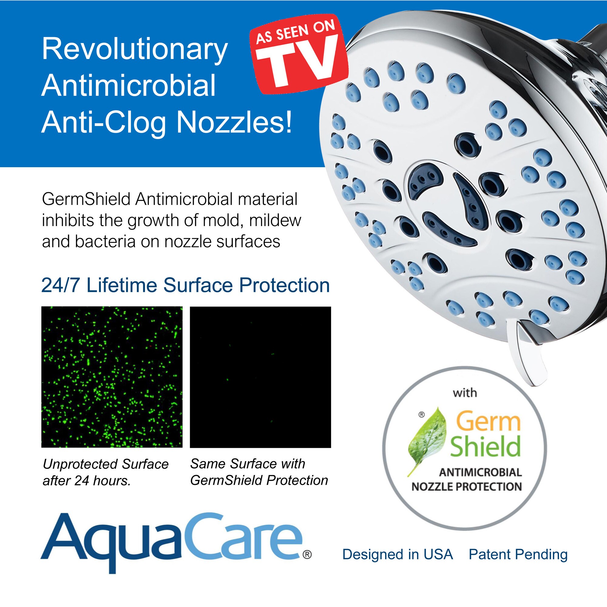 AquaCare 5541CHW Fixed-Showerhead - View #2