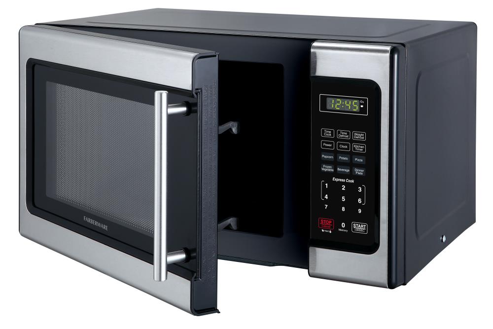 Farberware Classic 0.9-cu ft 900-Watt Countertop Microwave (Stainless ...