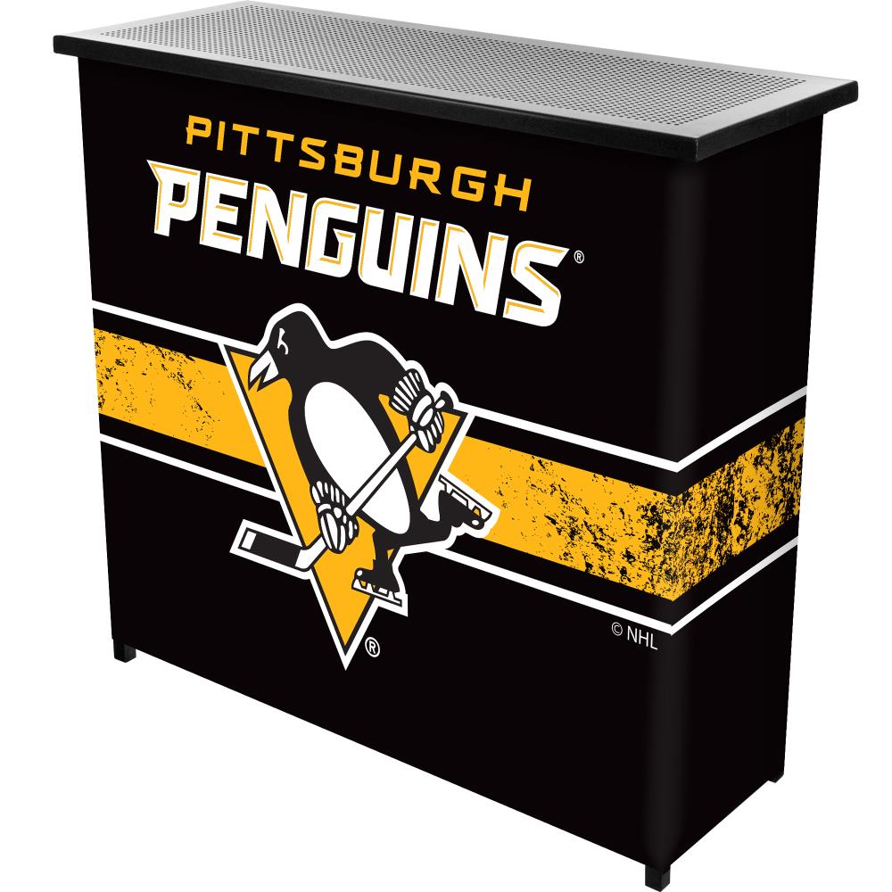 Trademark Gameroom NHL8000-PP2 Pittsburgh Penguins-Bar 39-in x 36-in Multiple Colors/Finishes Rectangle Mini Bar