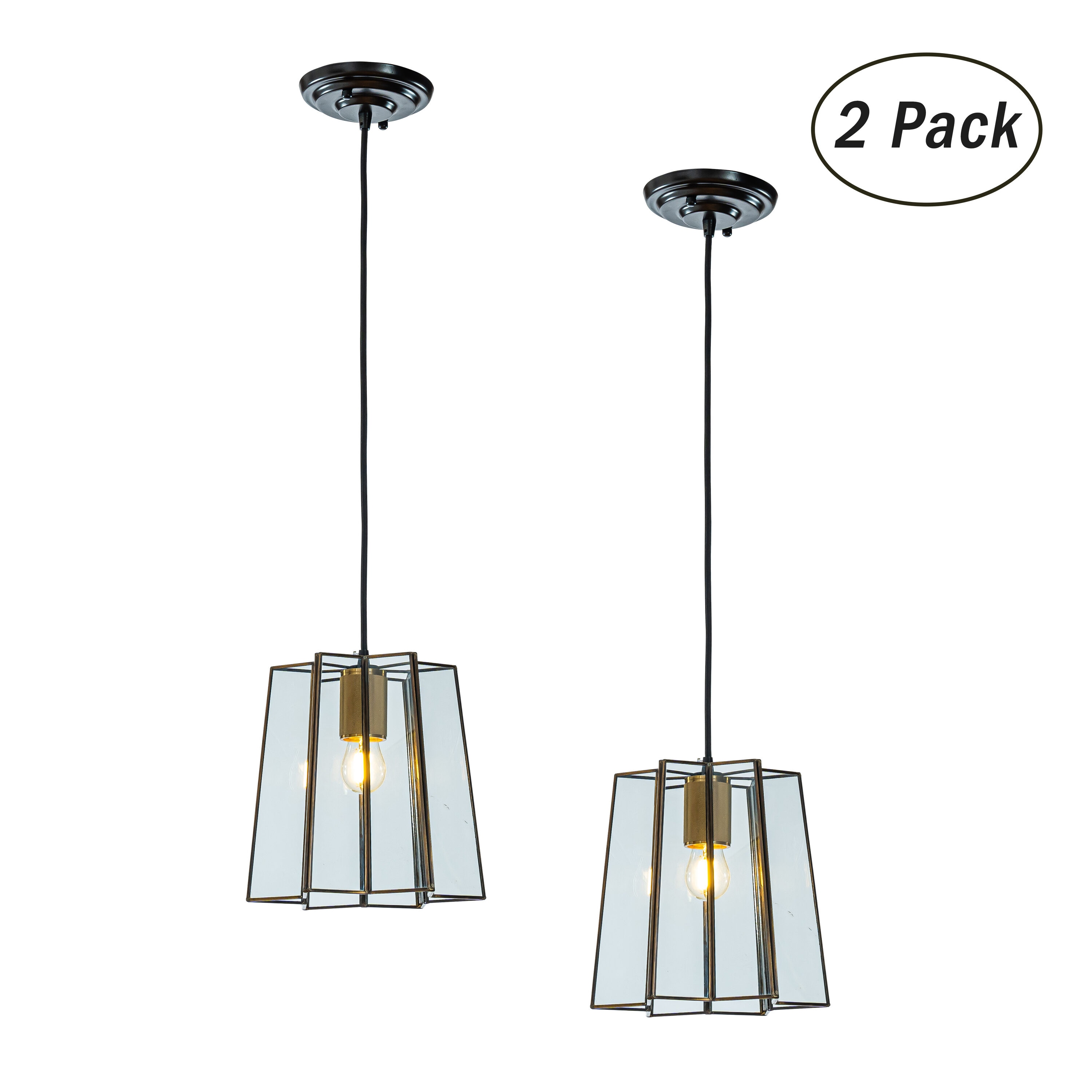 AloaDecor Lighting 7008D50BBZ 1 -Light Matte Black Farmhouse For Use in Bedrooms, Dining Rooms, Foyers, Kitchens, Living Rooms Chandelier
