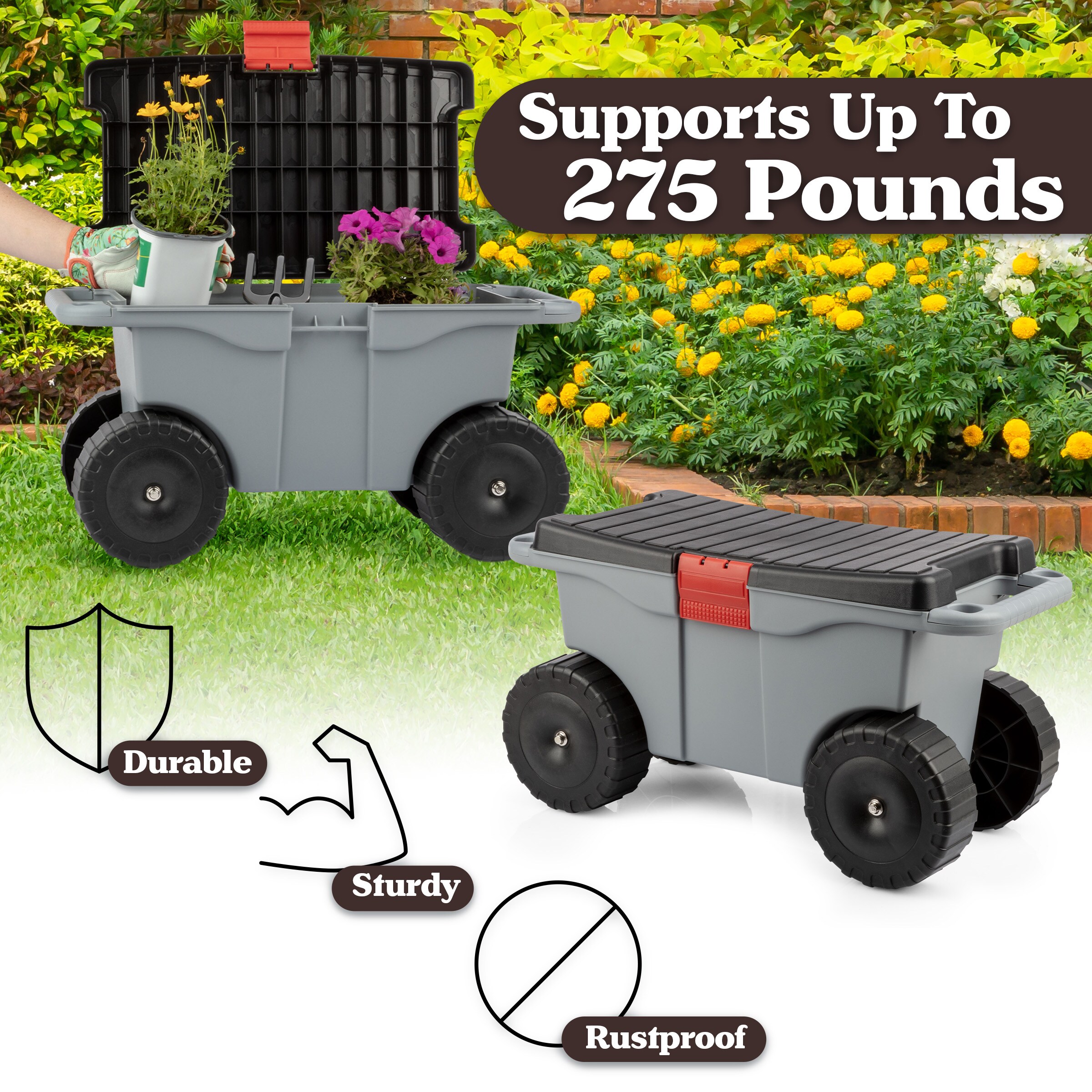 Pure Garden 50-LG1493 Utility-Carts - View #4