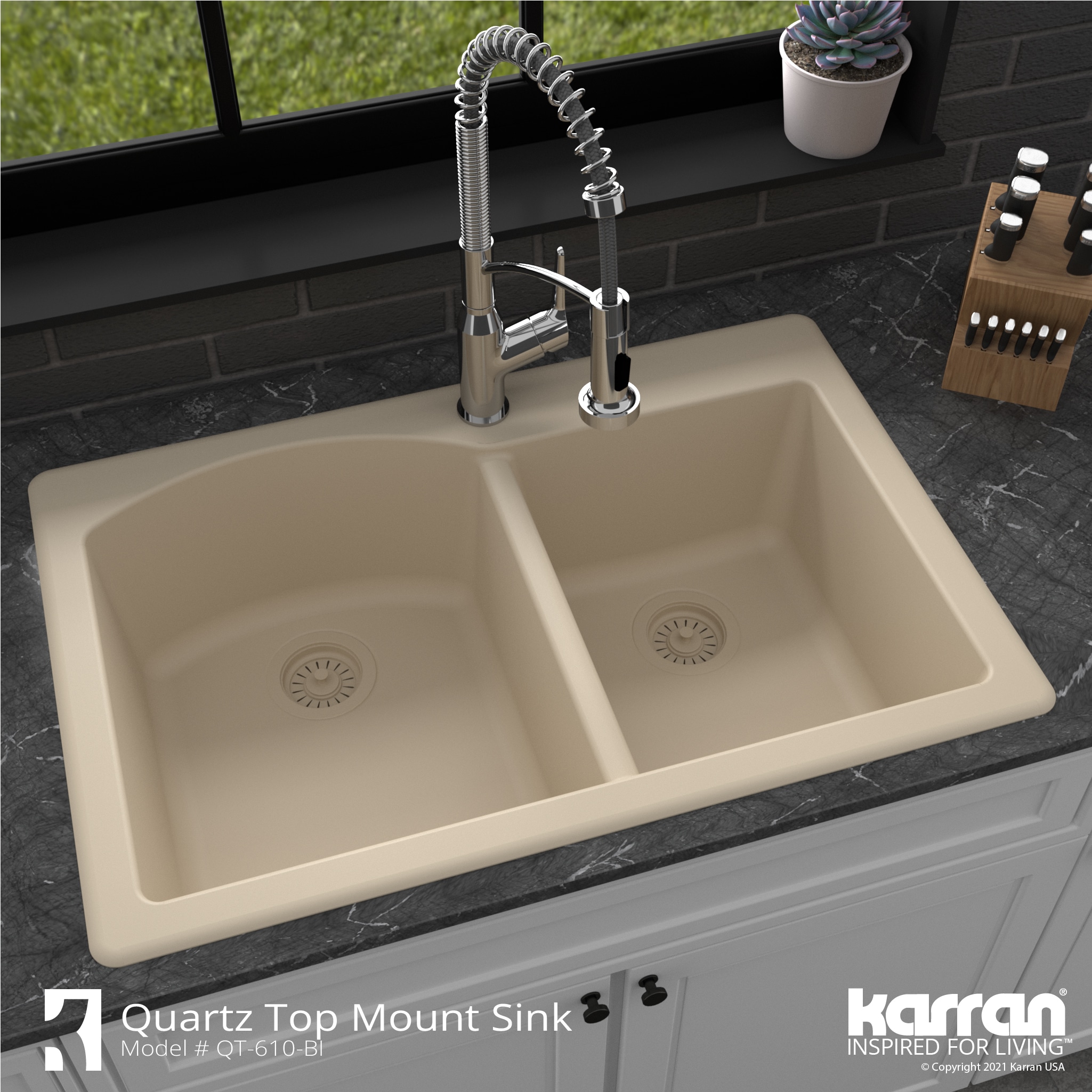 Karran QT-610-BI Kitchen-Sinks - View #6