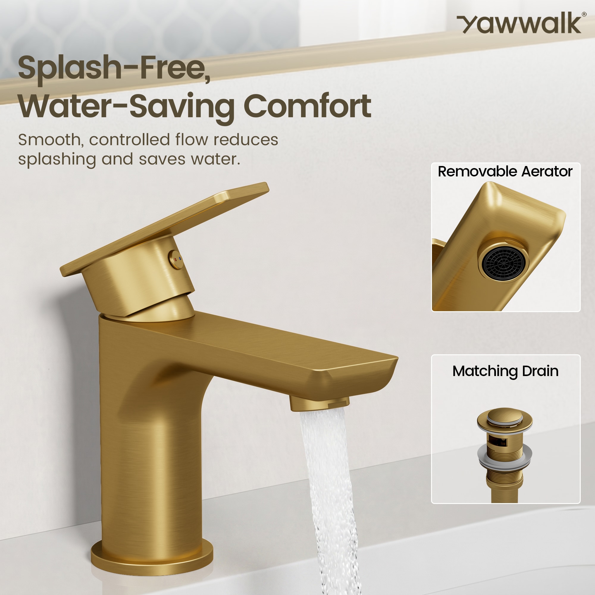 YAWWALK Y11W20-BG-1 Lavatory-Faucets - View #4
