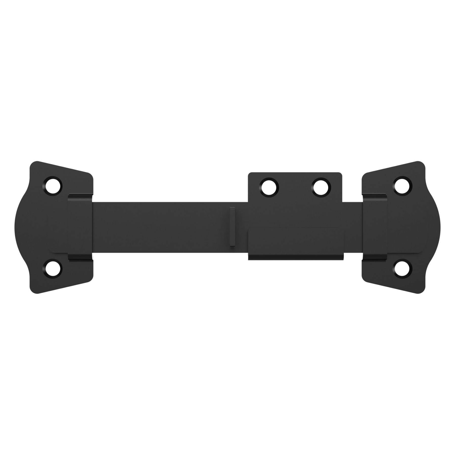 Black Steel Universal Manual Gate Latch