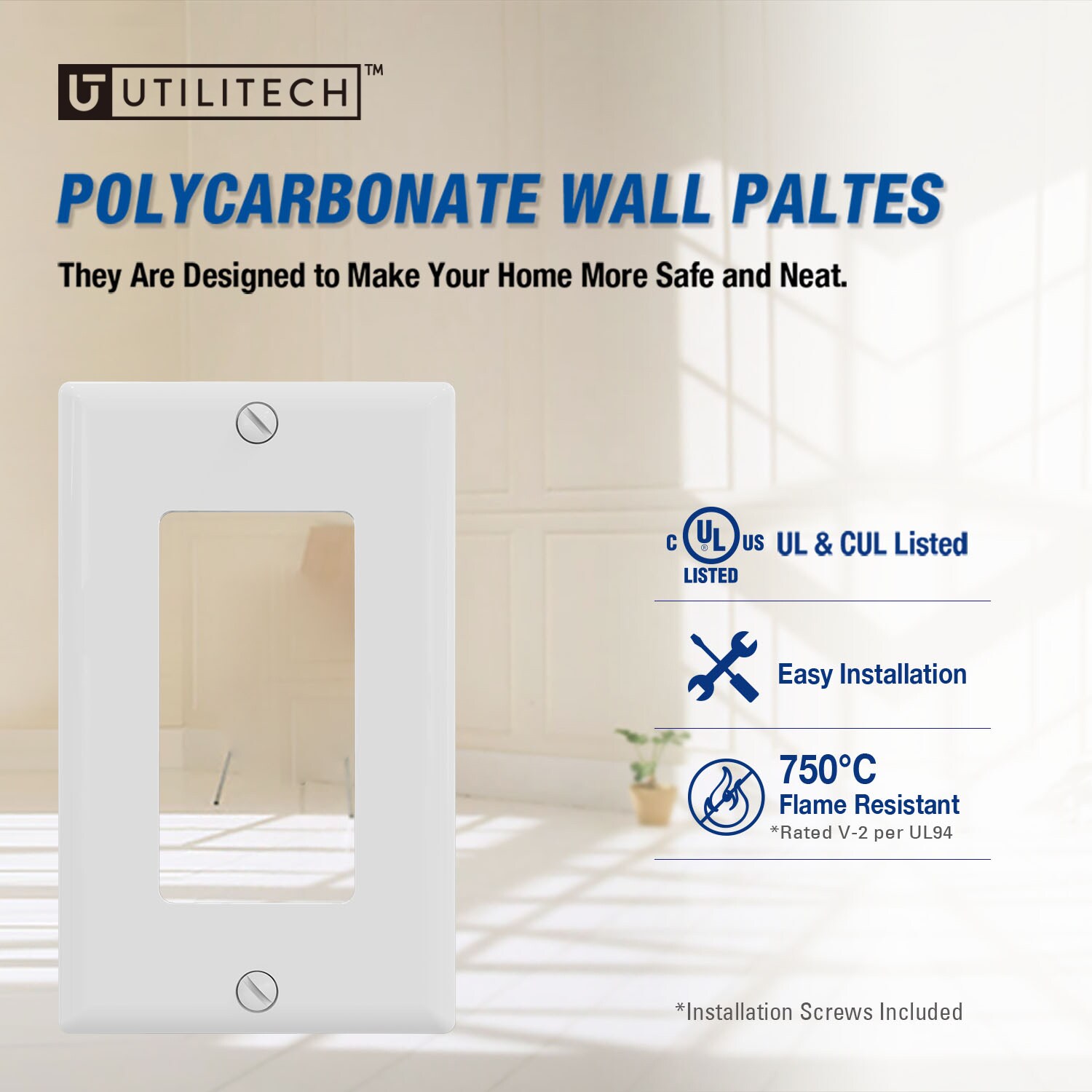 Utilitech 3031-WH10 Electrical-Wall-Plates - View #2