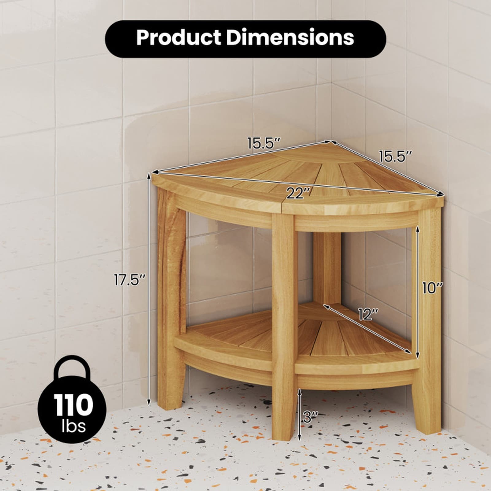 SUGIFT LW018SUGHY1832 Bath-Safety-Seats-Benches - View #2