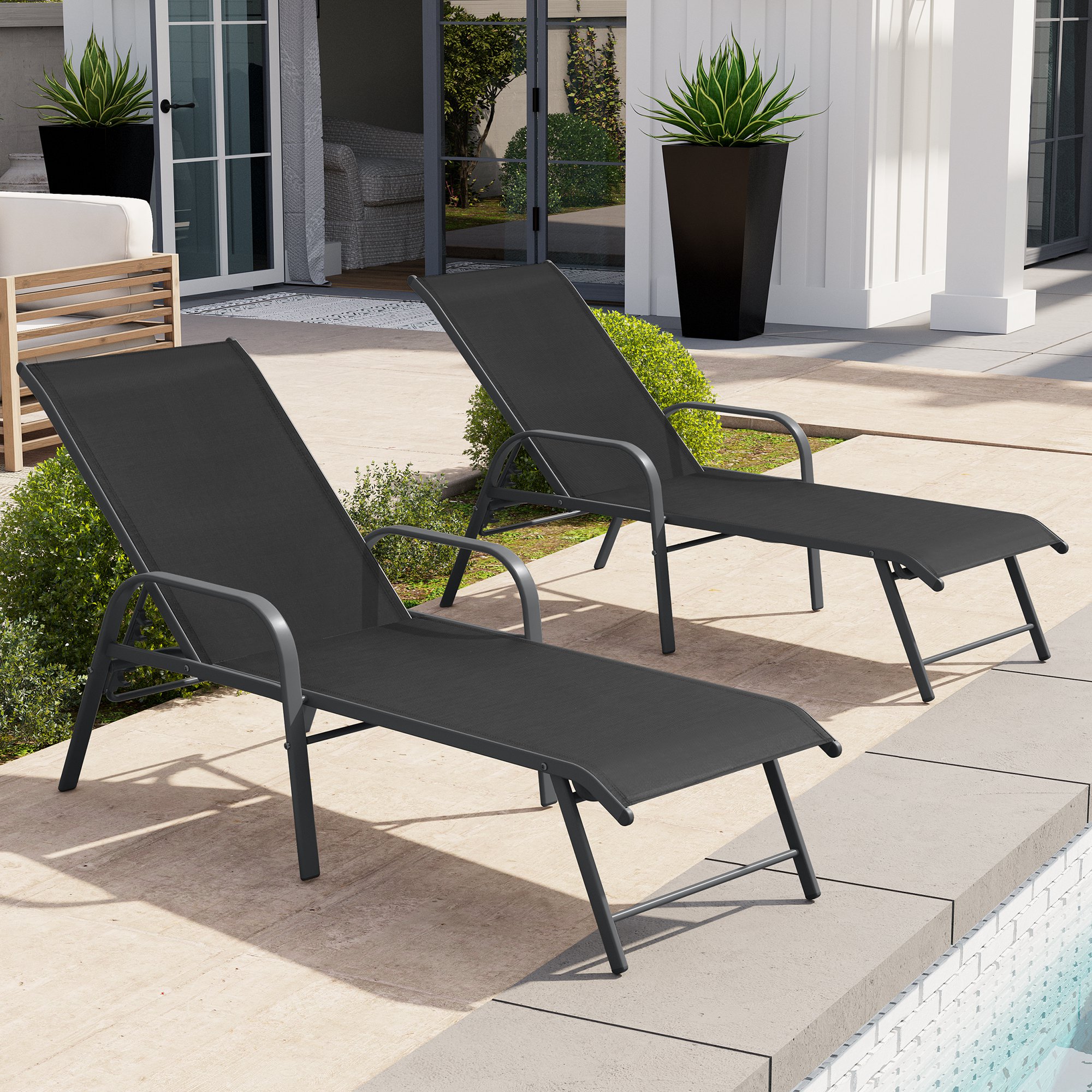 Crestlive Products CL-LG024BLK-2 Patio-Chairs - View #7