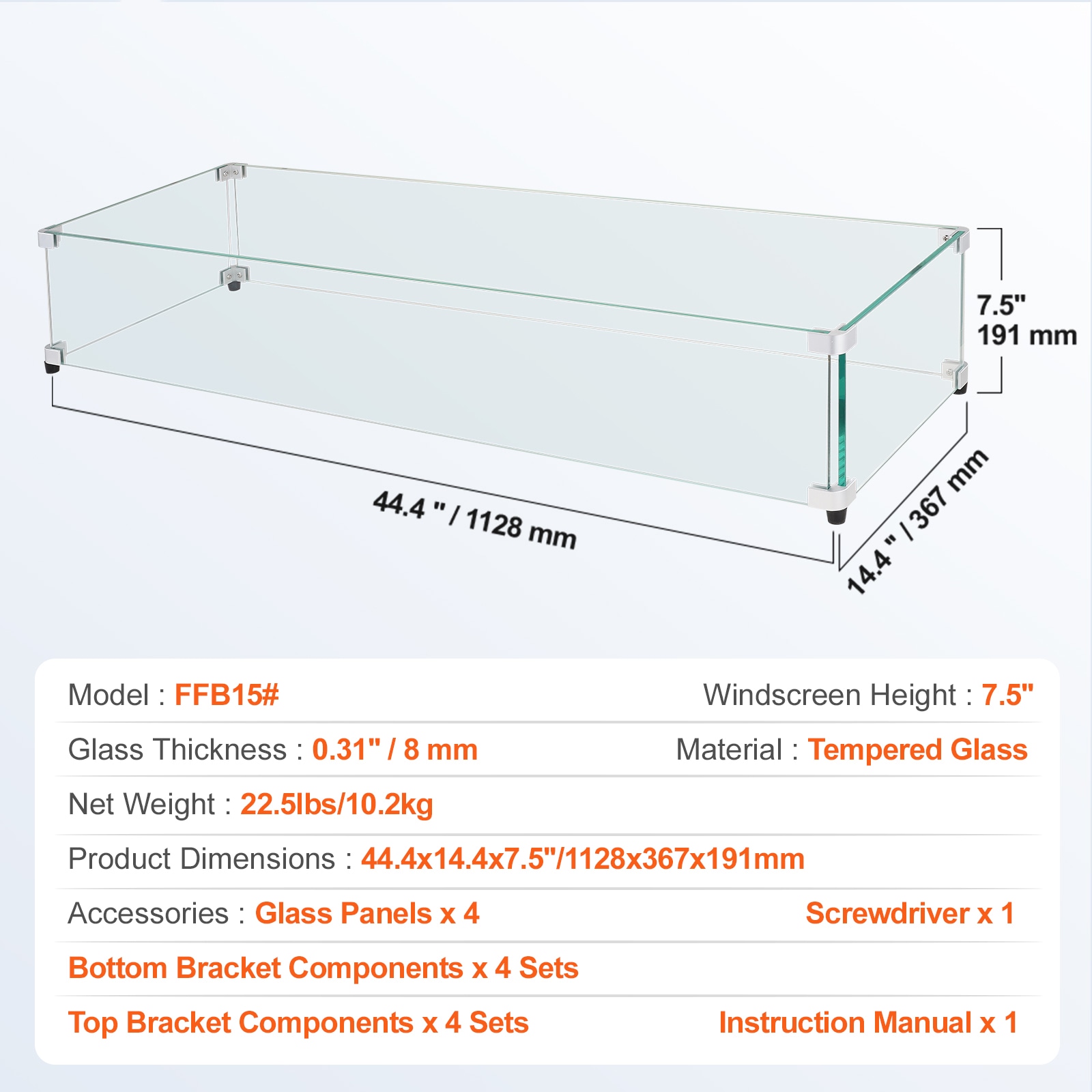 VEVOR HKFFZGHBLZFX81ND3V0 Gas-Fire-Pit-Accessories - View #8