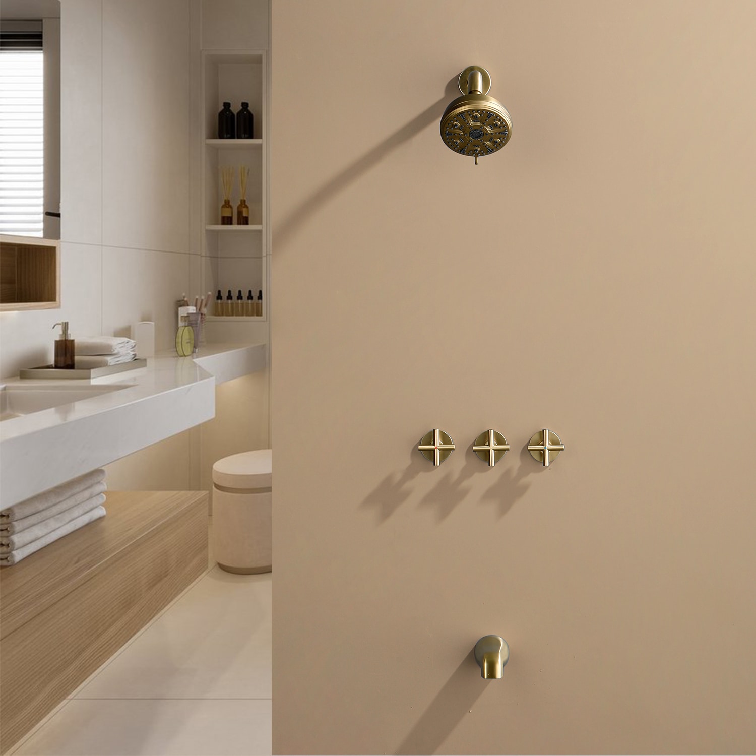 Nestfair SMD058G Tub-Shower-Faucets - View #7