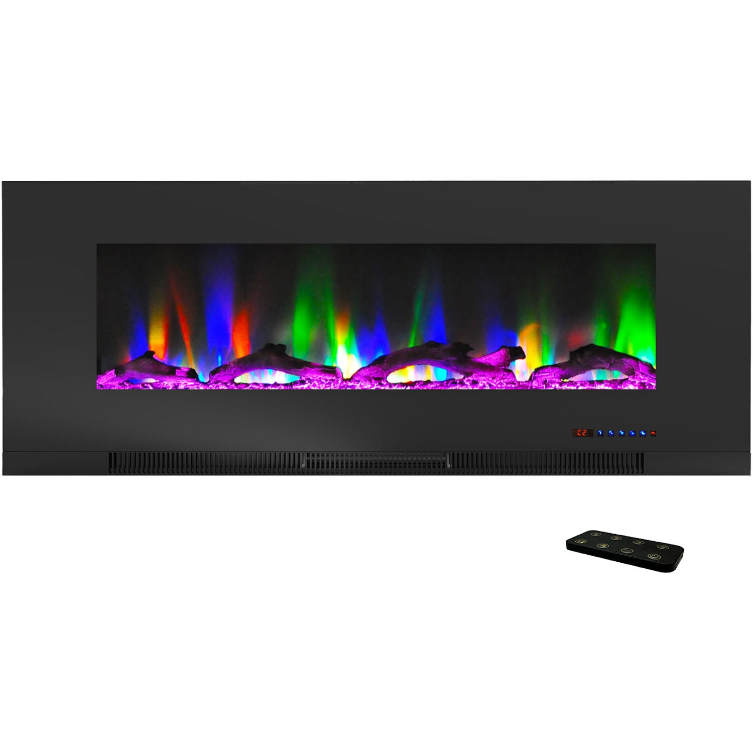 Cambridge 50-in W Black Fan-forced Electric Fireplace CAM50WMEF-2BLK Sansujyuku sansujyuku.com