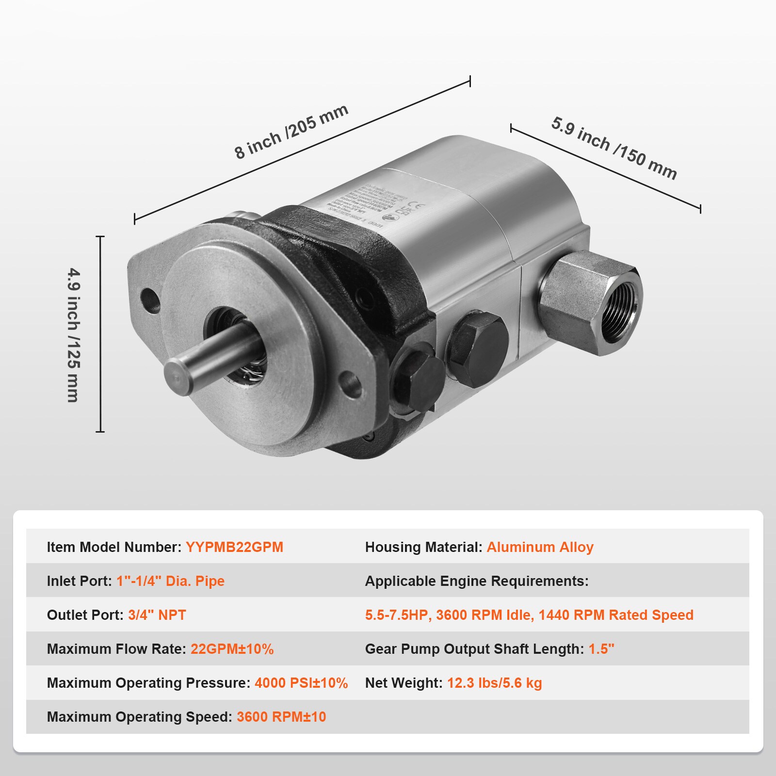 VEVOR SCYYPMB22GPM03909V0 pumps - View #7