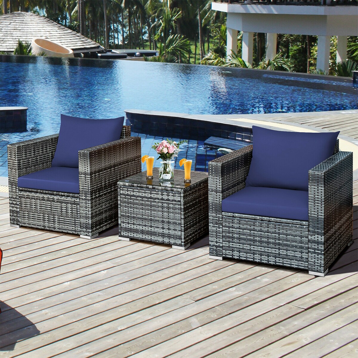 Forclover HYFE-66530NY Patio-Conversation-Sets - View #10