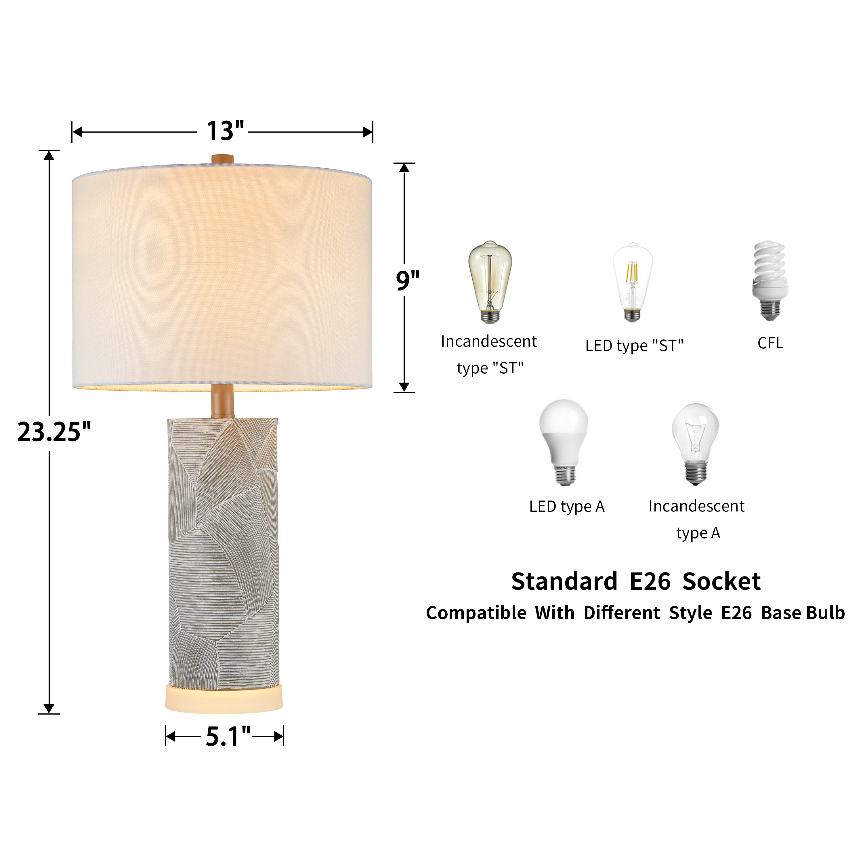 KAWOTI 21353 Table-Lamps - View #8