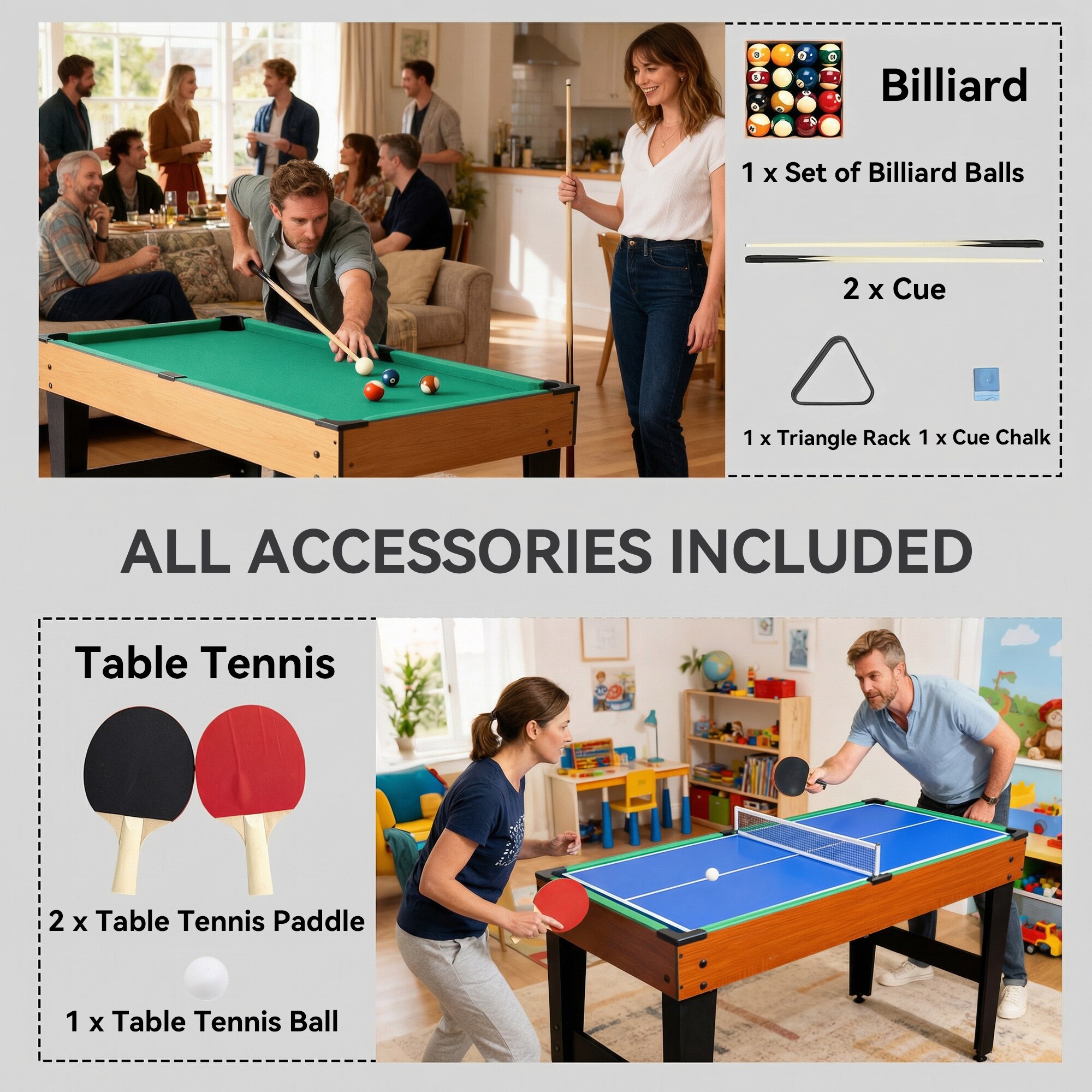 Soozier A70-108V80MX Multi-Game-Tables - View #9