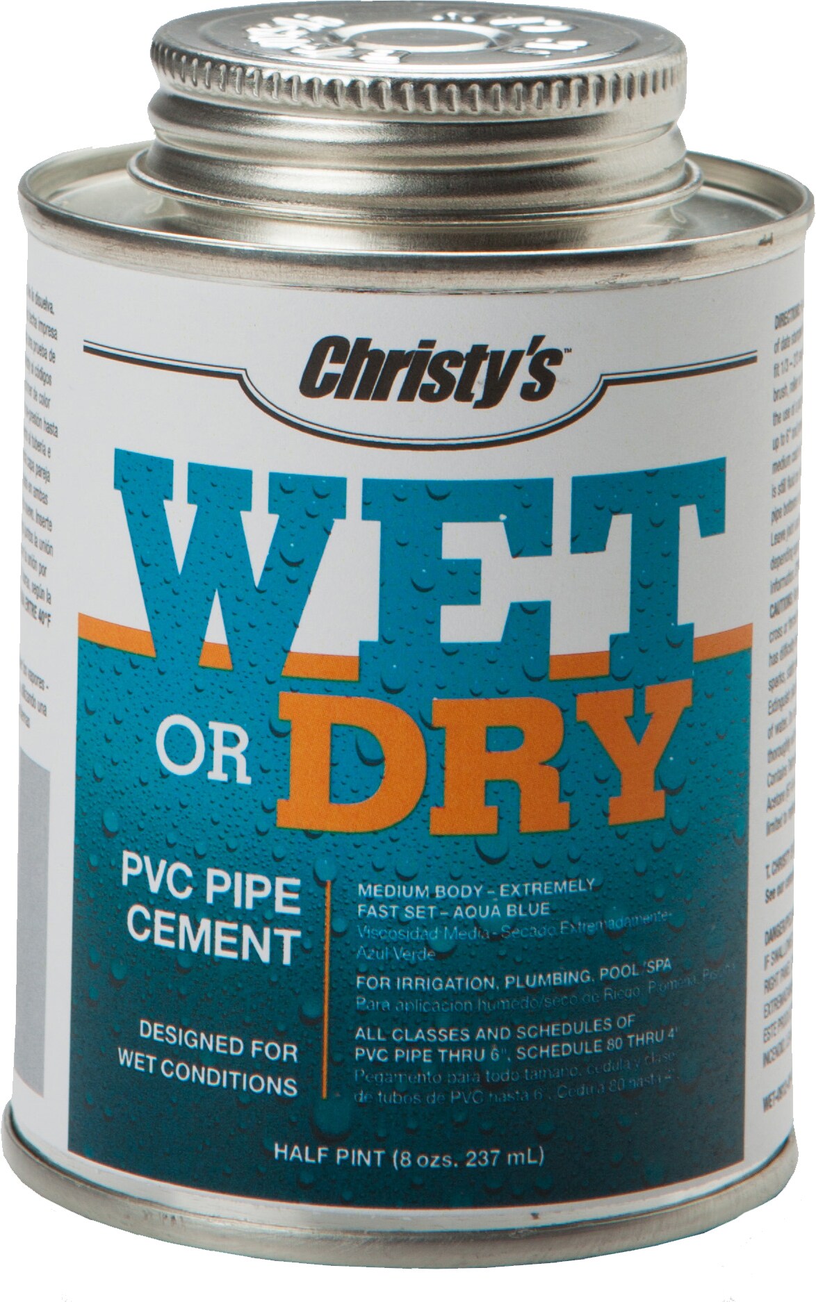 Christy's Wet or Dry Conditions 8-fl oz PVC Cement in the Pipe