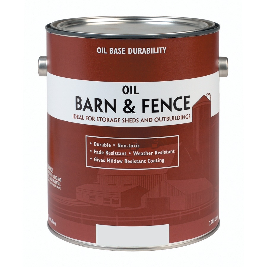 Valspar Barn and Fence Flat Red Latex Exterior Paint (1-Gallon) in the  Exterior Paint department at
