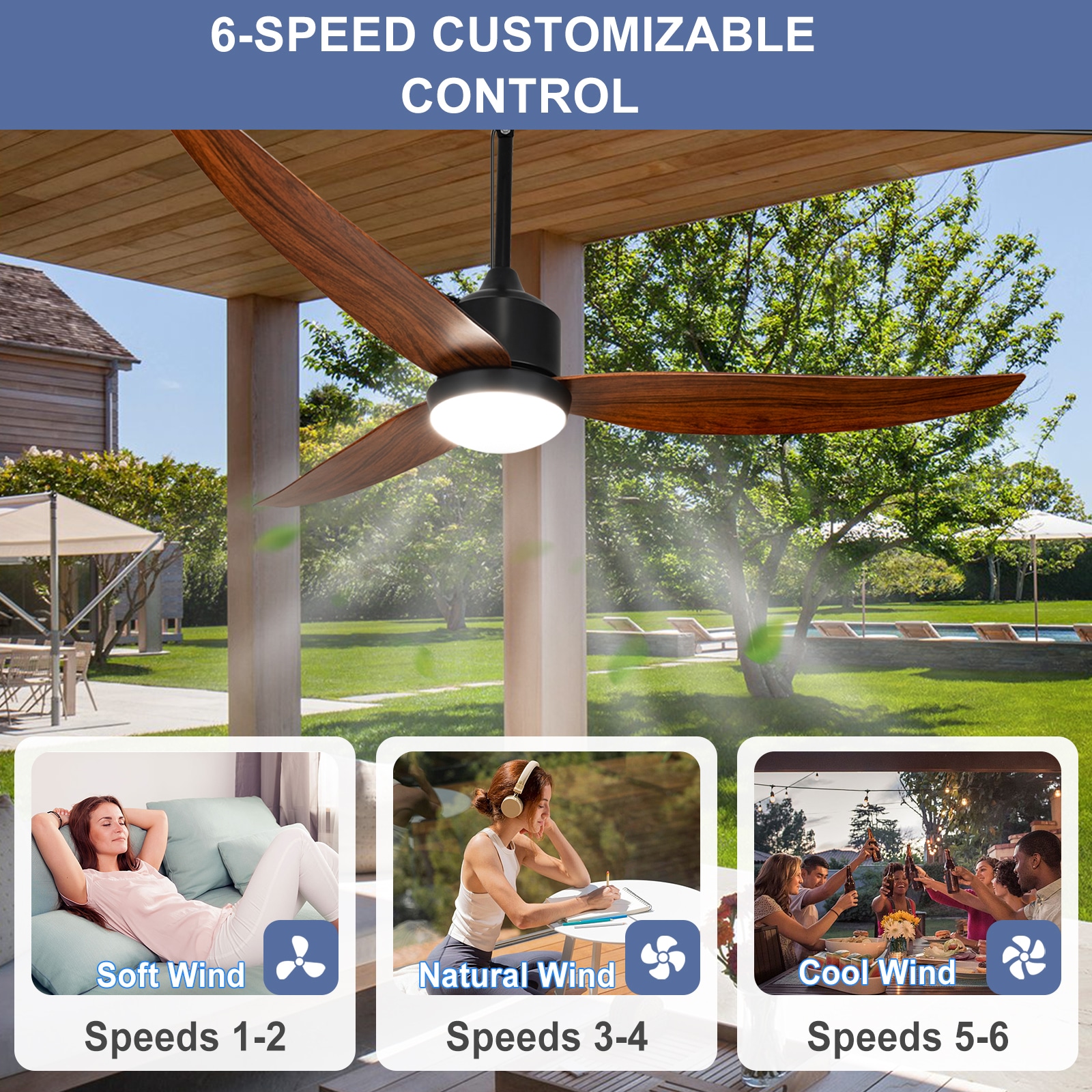 Dovanpaul 184-18C-52BW-L Ceiling-Fans - View #6