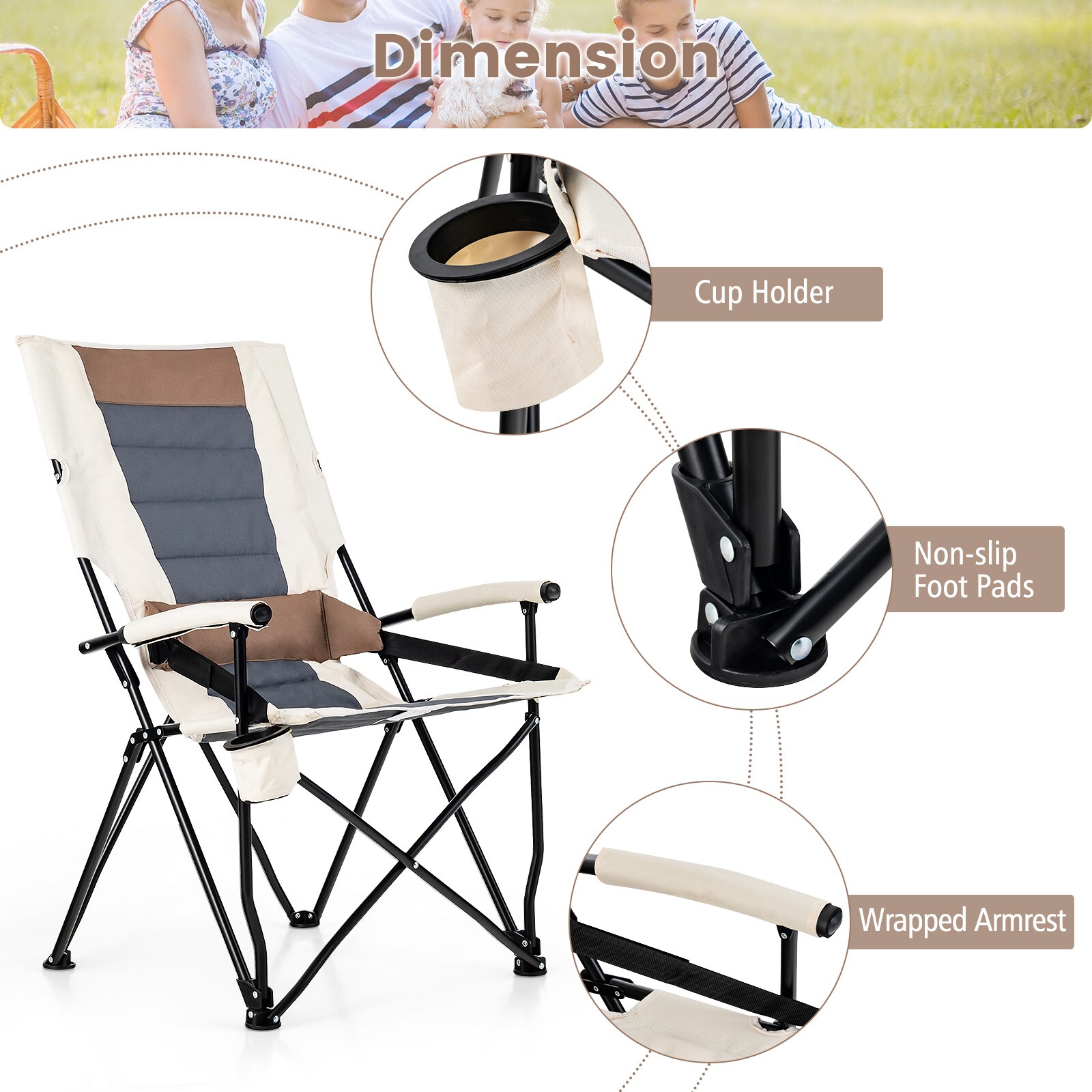 LIVIZA TDG11032 Beach-Camping-Chairs - View #3