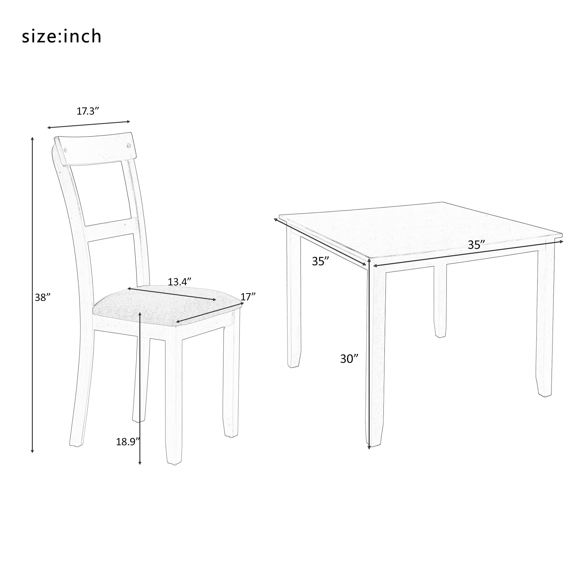 Qualler ZHDTM036E Dining-Sets - View #10