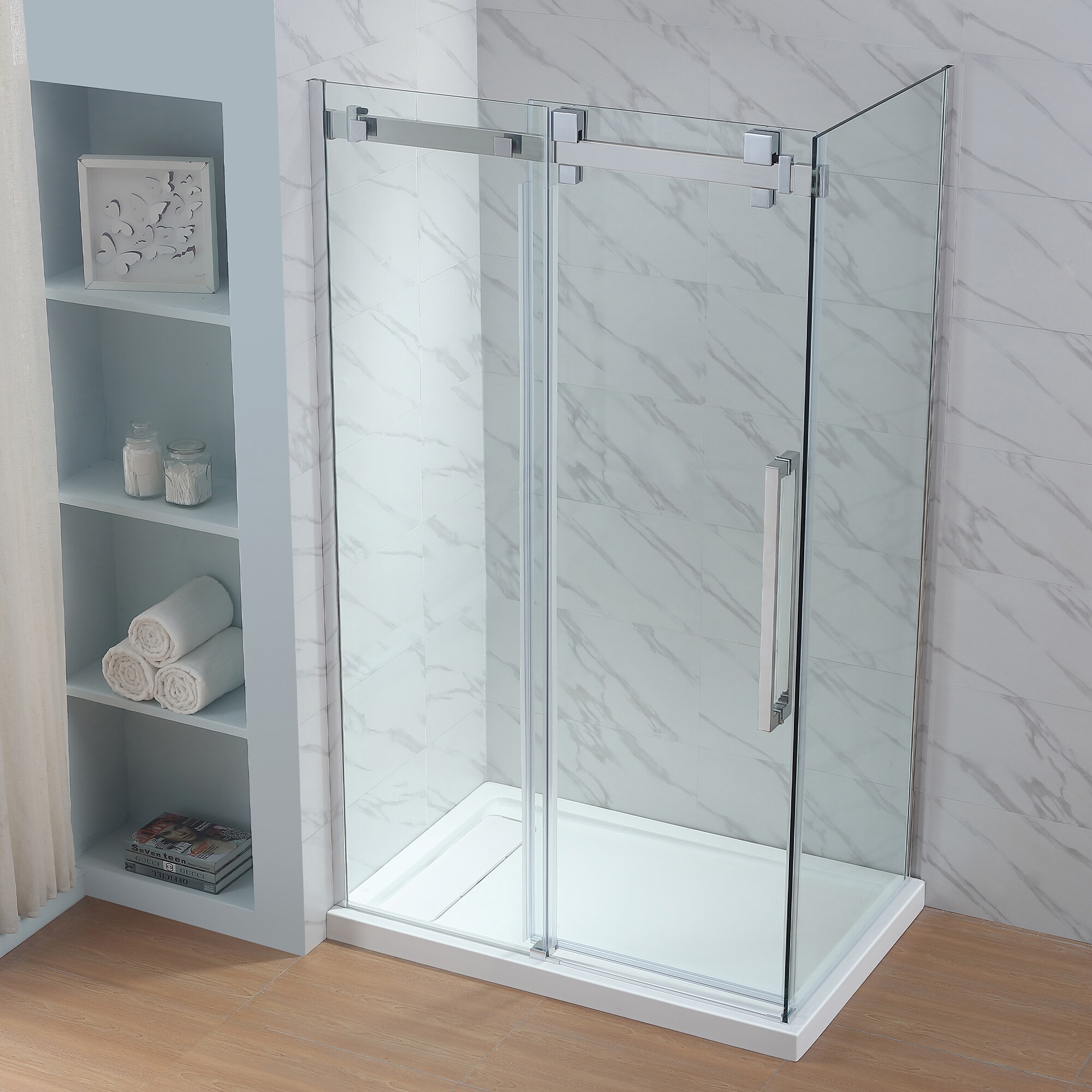 OVE Decors 15SKA-GLEN48-CHR Alcove-Shower-Kit - View #5