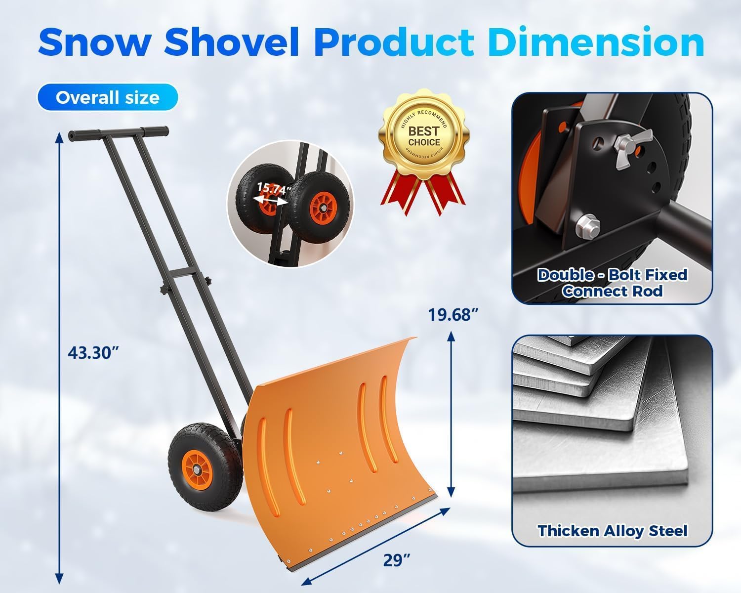 Garvee LHL-PPG-346APKVV Snow-Shovels - View #8