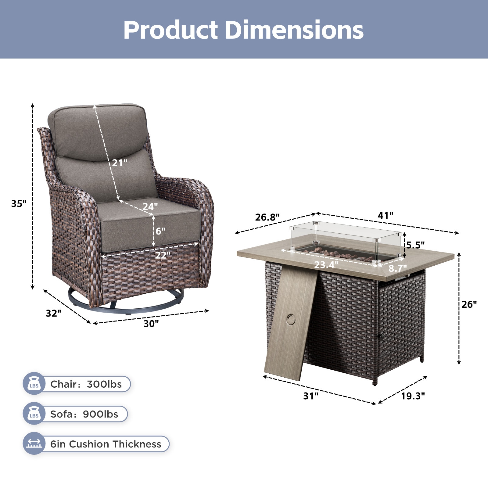 Gymojoy FS2602160 Patio-Conversation-Sets - View #6