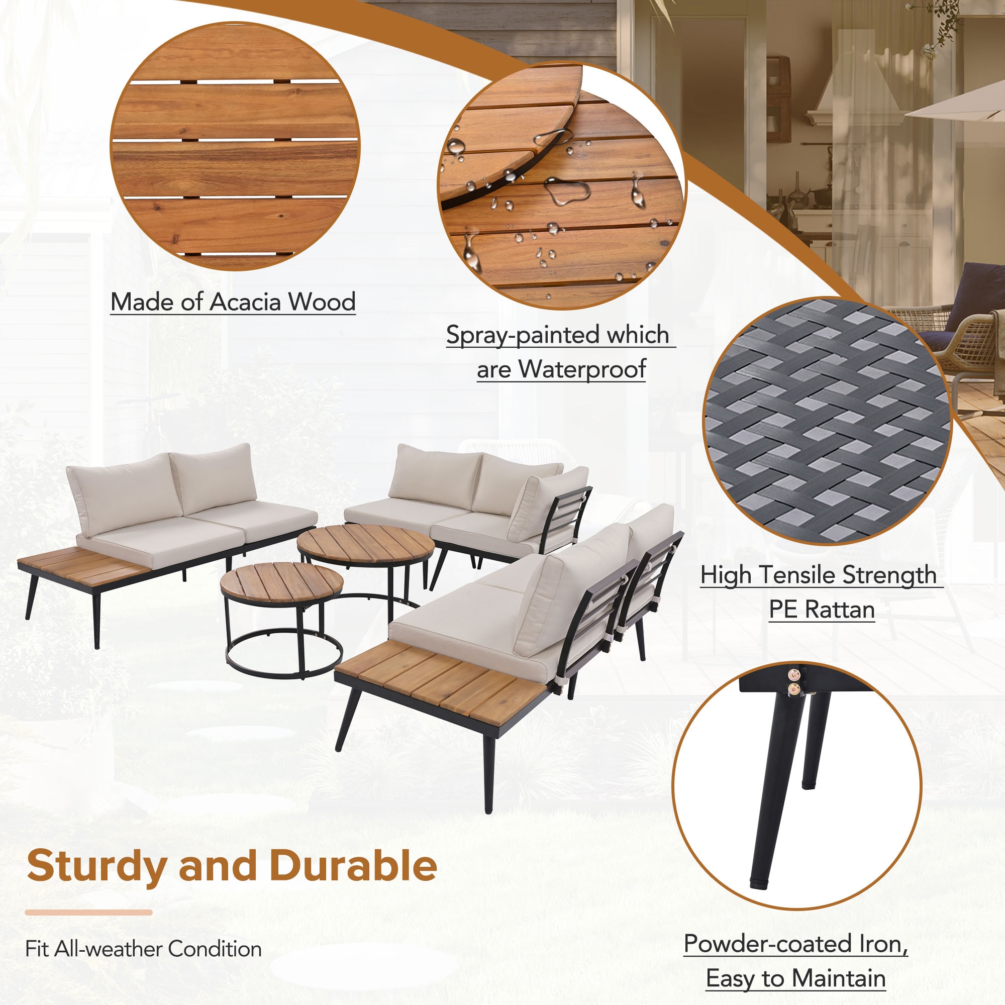 ModernLuxe L-TM000001AAA Patio-Conversation-Sets - View #6