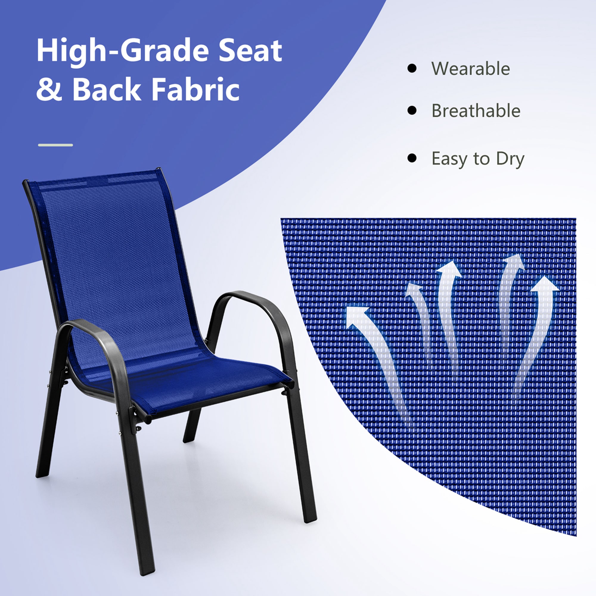 Costway HCST00061 Patio-Chairs - View #5