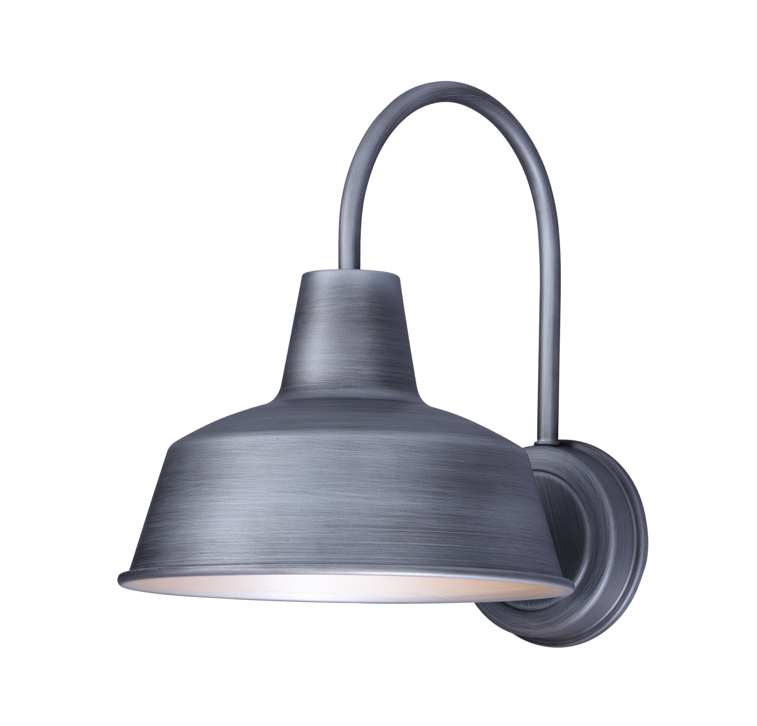 Maxim Lighting 35015WZ Pier M 1 -Light 10.75-in H Brushed Steel Hardwired Dark Sky Outdoor Wall Light